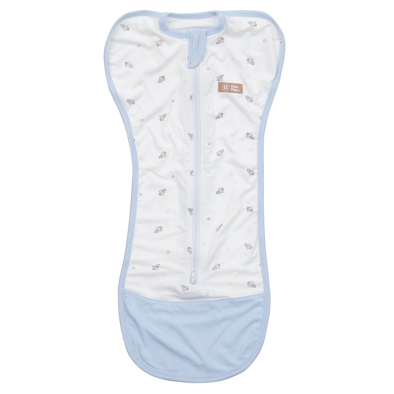 Ủ kén cho bé KidsPlaza Otis in hình tên lửa ND24T (Trắng xanh)