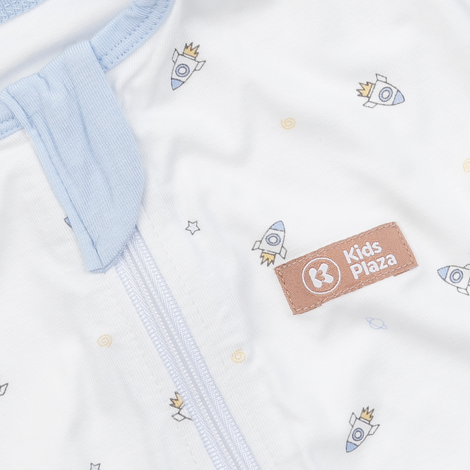 Ủ kén cho bé KidsPlaza Otis in hình tên lửa ND24T (Trắng xanh)