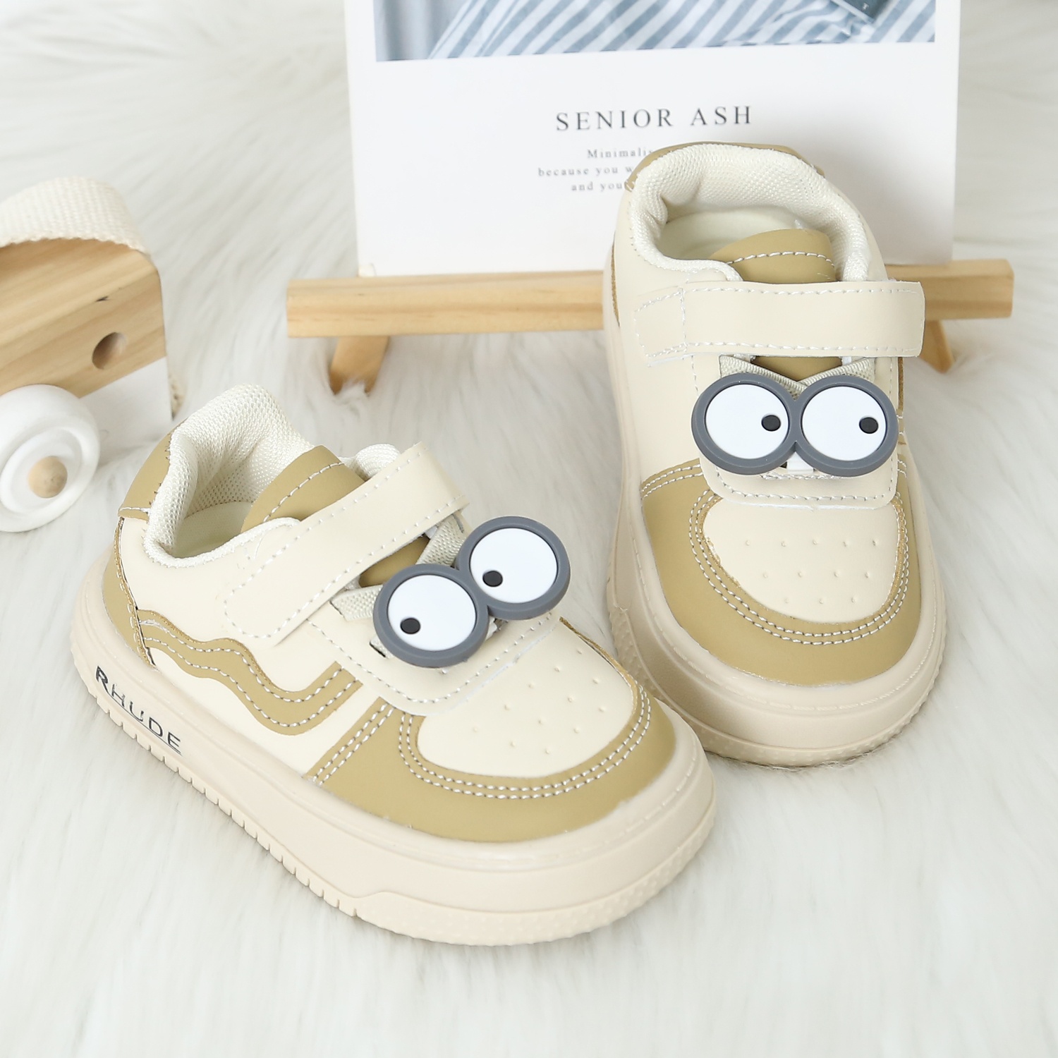 Giày tập đi Mamago 24M-S1 (Be nâu) hình 1