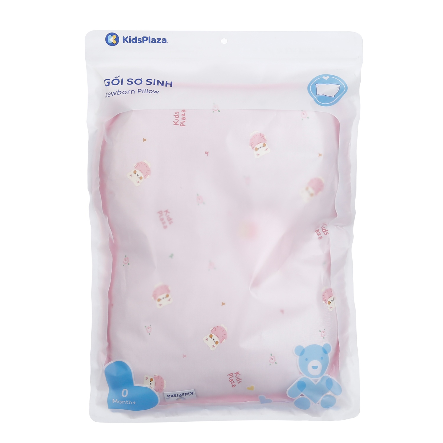 Gối lõm in gấu hoa KidsPlaza TM23 (Hồng) hình 1