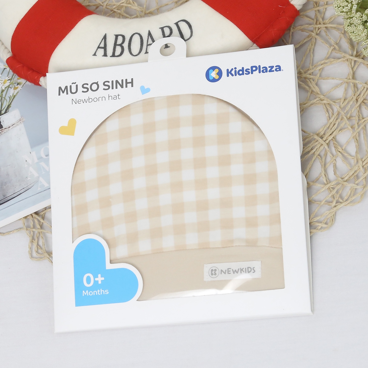 Mũ sơ sinh KidsPlaza Otis ND24H (Be)