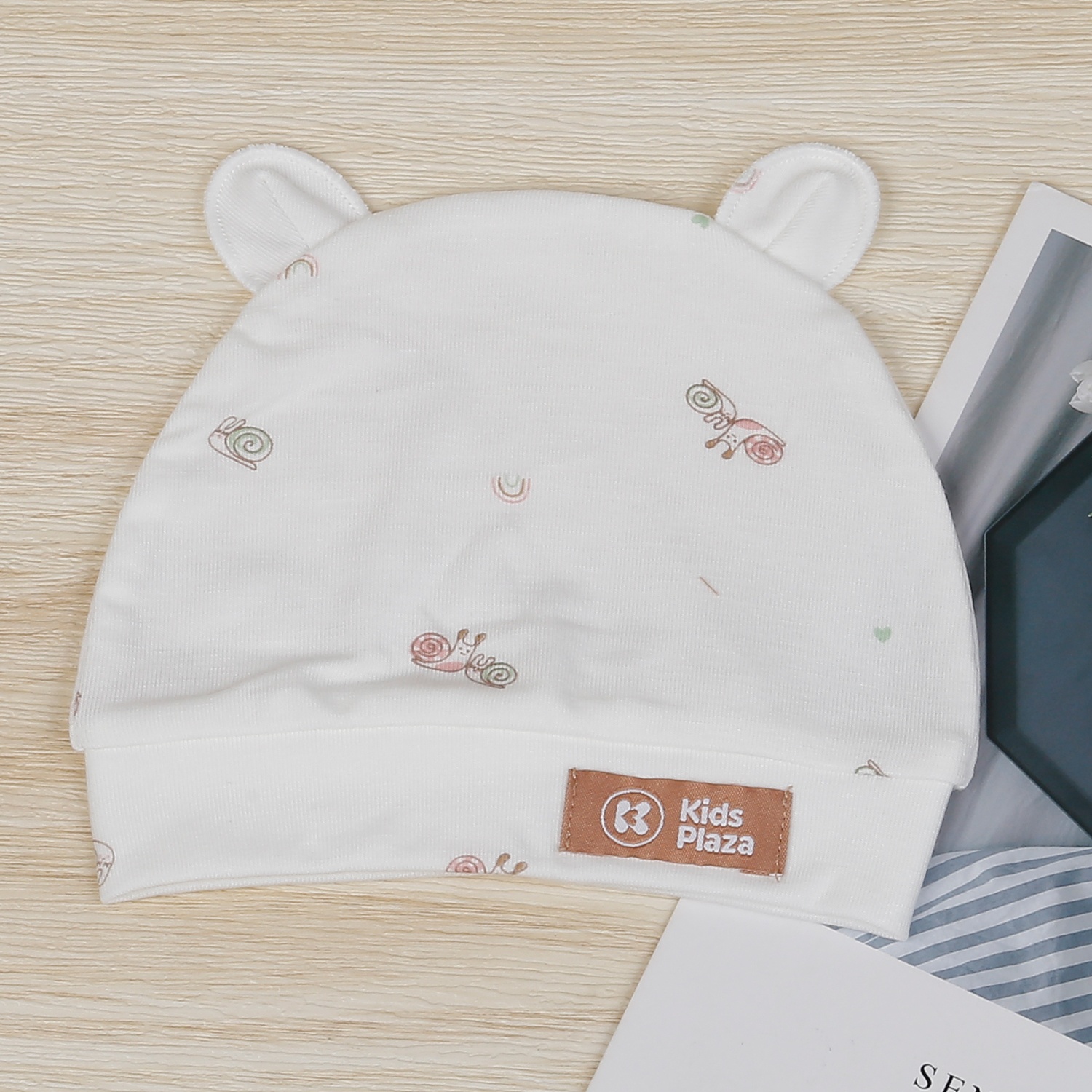 Mũ cho bé sơ sinh KidsPlaza Otis ốc sên ND24T hình 1