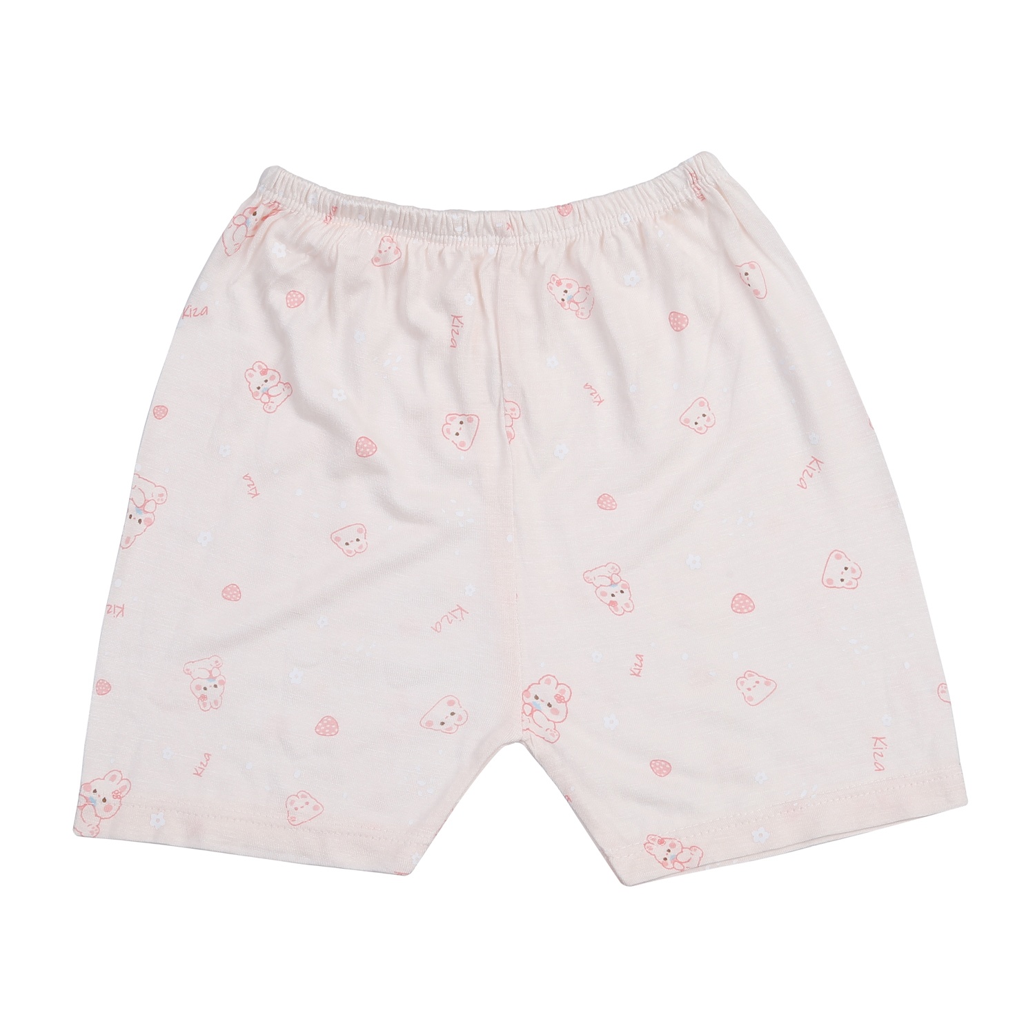 Bộ quần áo cộc tay cài giữa Kiza in thỏ BA24H (Hồng) hình 4