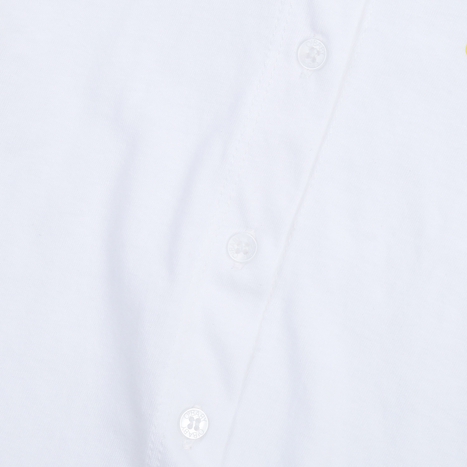 Bộ quần áo cộc tay cài giữa O!Baby DN23 (Trắng) hình 4