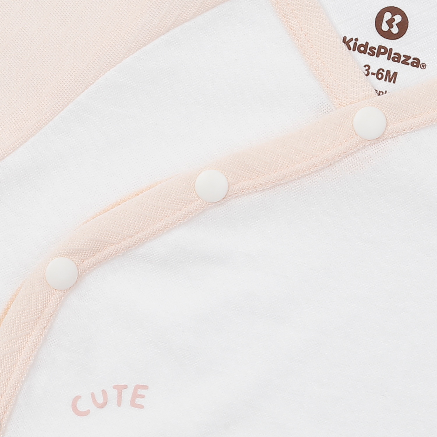 Bộ quần áo cộc tay cài lệch Kidsplaza sợi chanh HN24H (Hồng phấn)