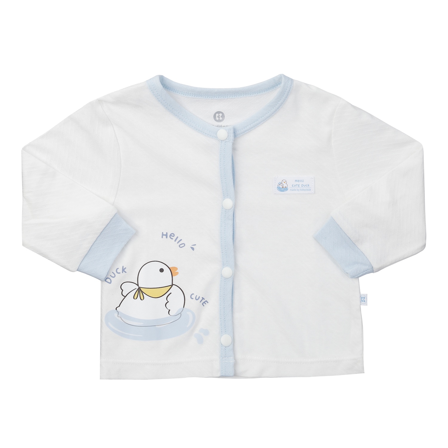 Bộ quần áo dài cài giữa KidsPlaza sợi chanh HN24H (Xanh) hình 2