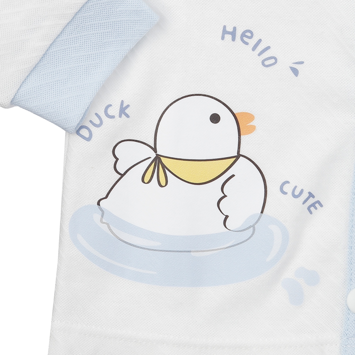 Bộ quần áo dài cài giữa KidsPlaza sợi chanh HN24H (Xanh) hình 3