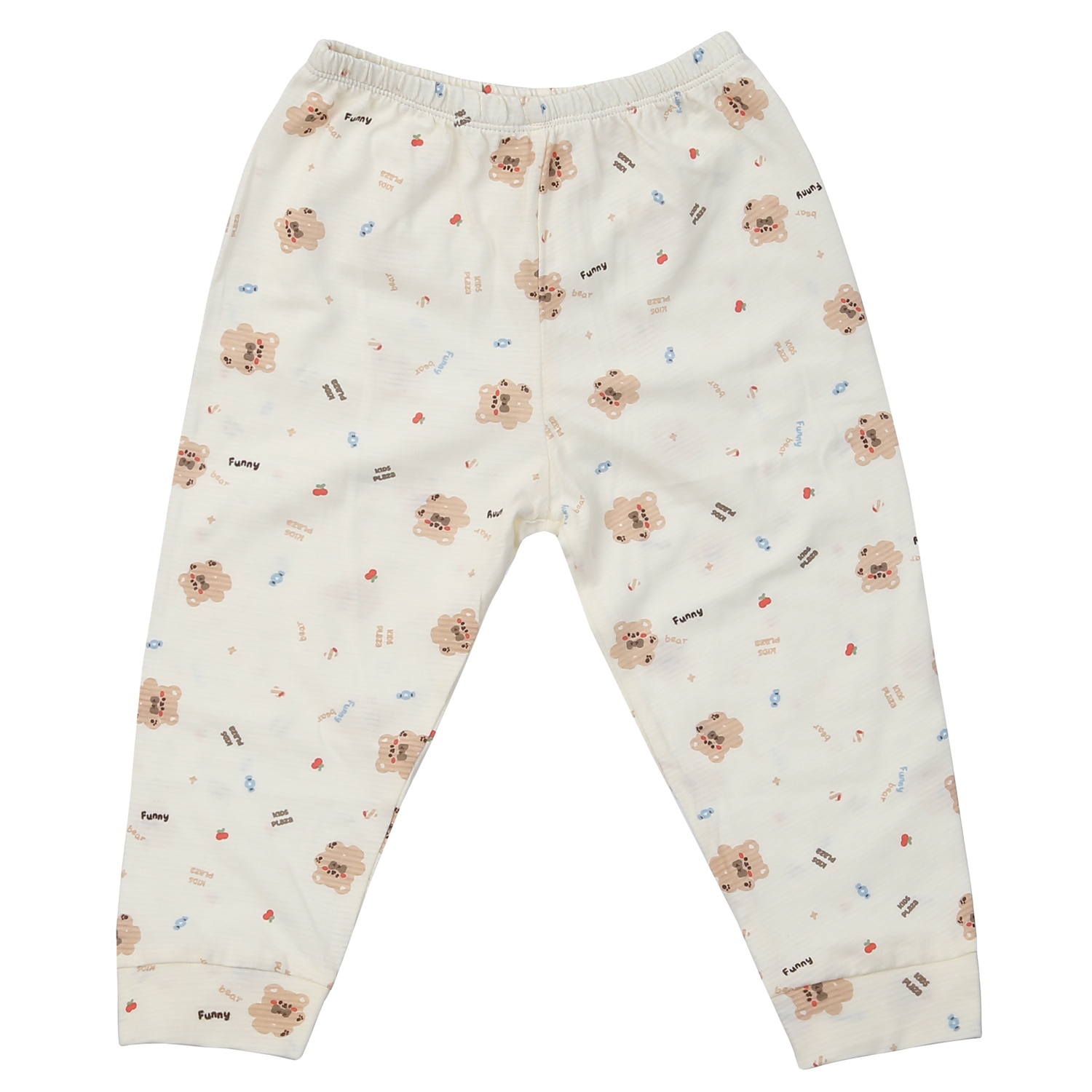 Bộ quần áo dài tay bé trai KidsPlaza in gấu M24T (Vàng)