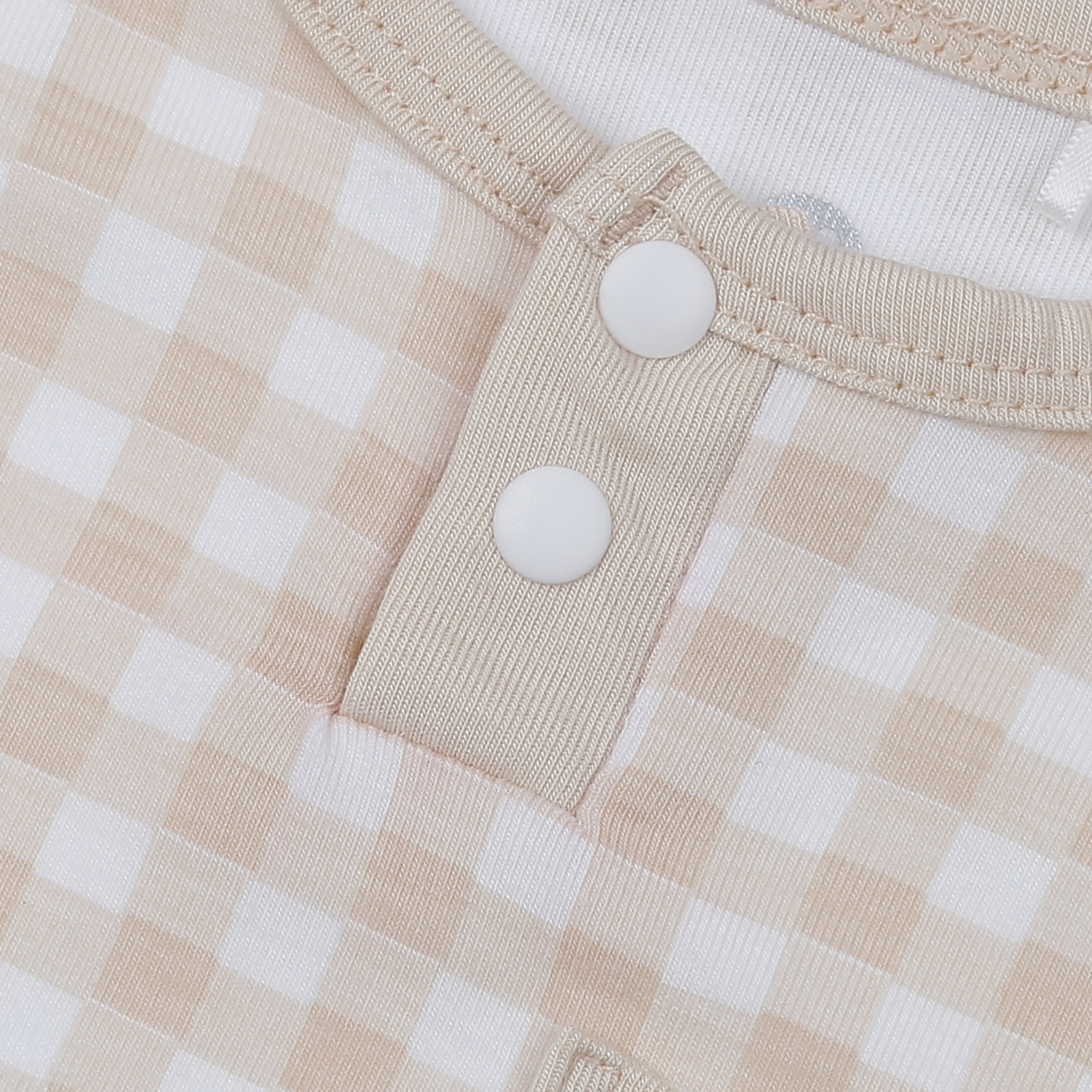 Body cộc tay KidsPlaza Otis ND24H (Be kẻ) hình 3