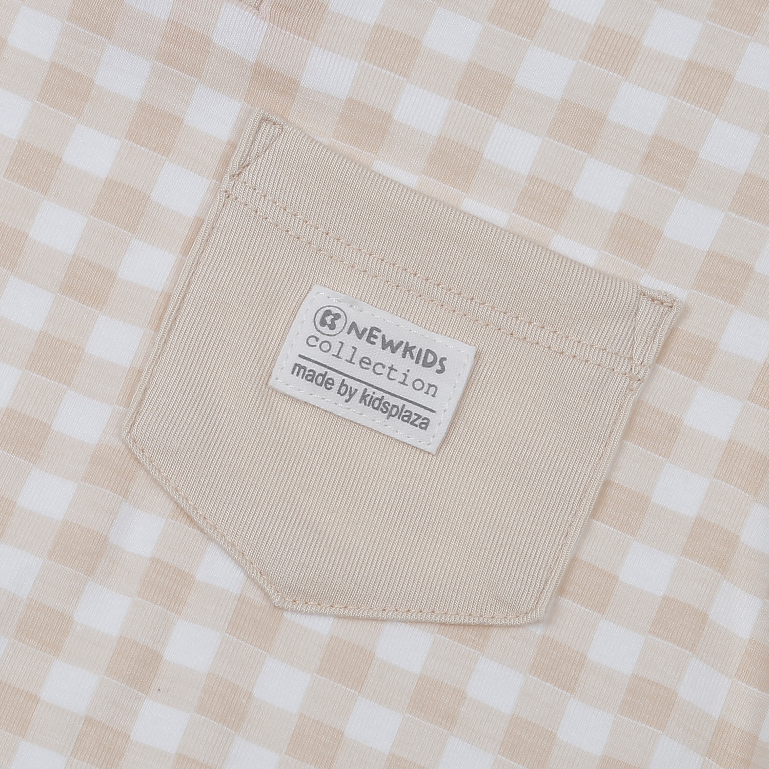 Body cộc tay KidsPlaza Otis ND24H (Be kẻ) hình 4