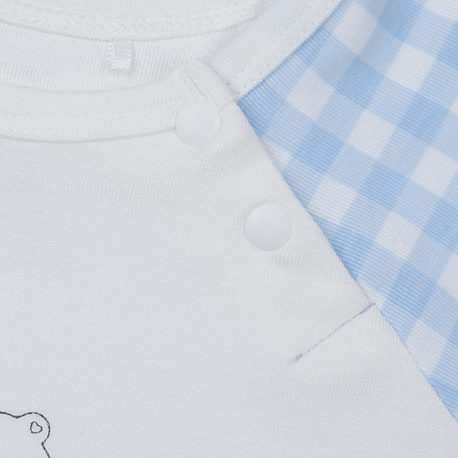 Body cộc tay KidsPlaza Otis ND24H (Xanh kẻ) hình 3