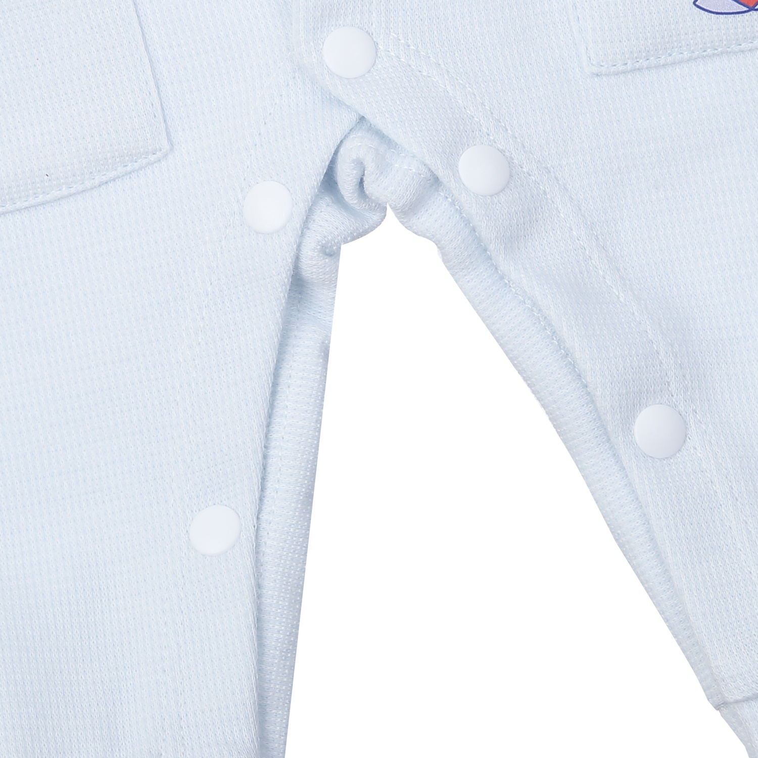 Body dài tay bé trai KidsPlaza in chú cáo HN24T (Trắng xanh) hình 4