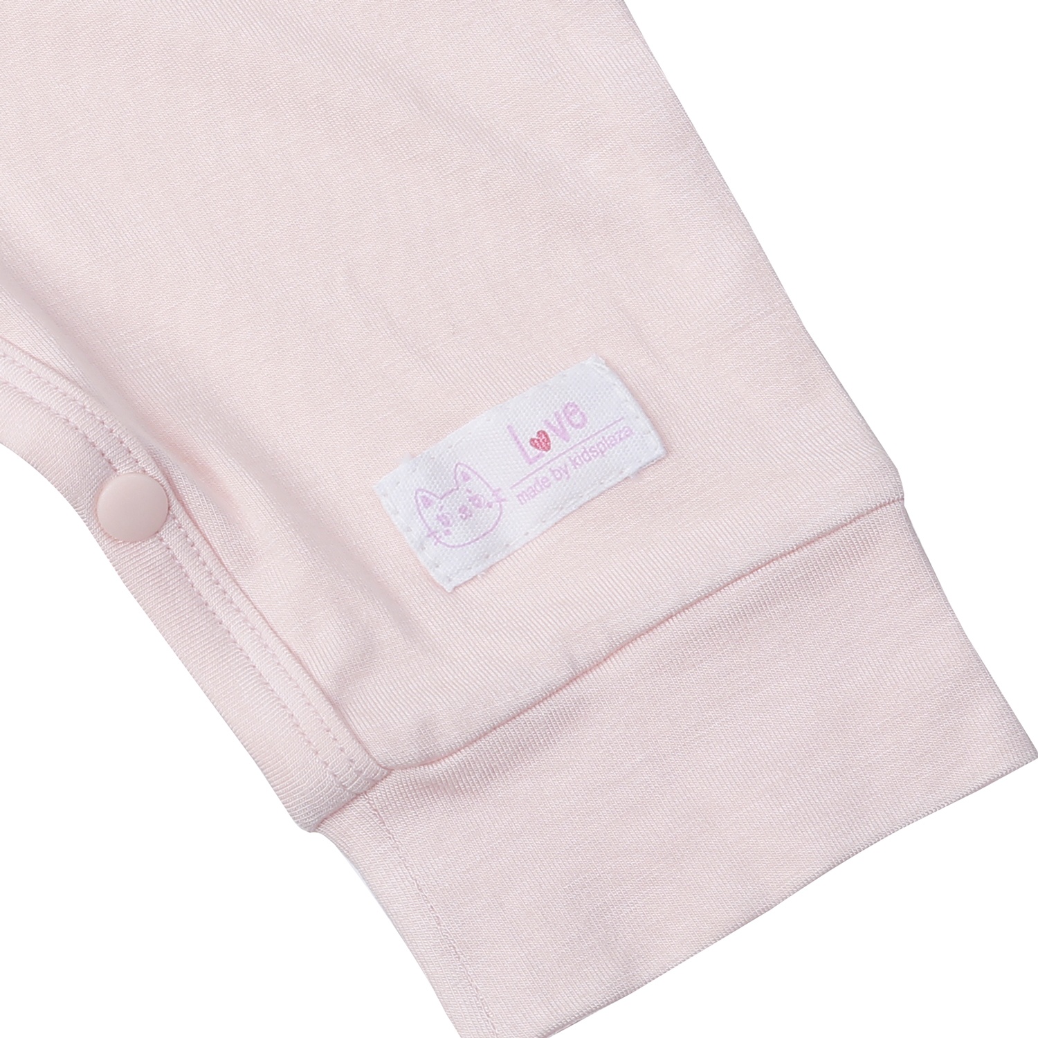 Body dài tay cài lệch KidsPlaza in mèo M24H (Hồng) hình 4