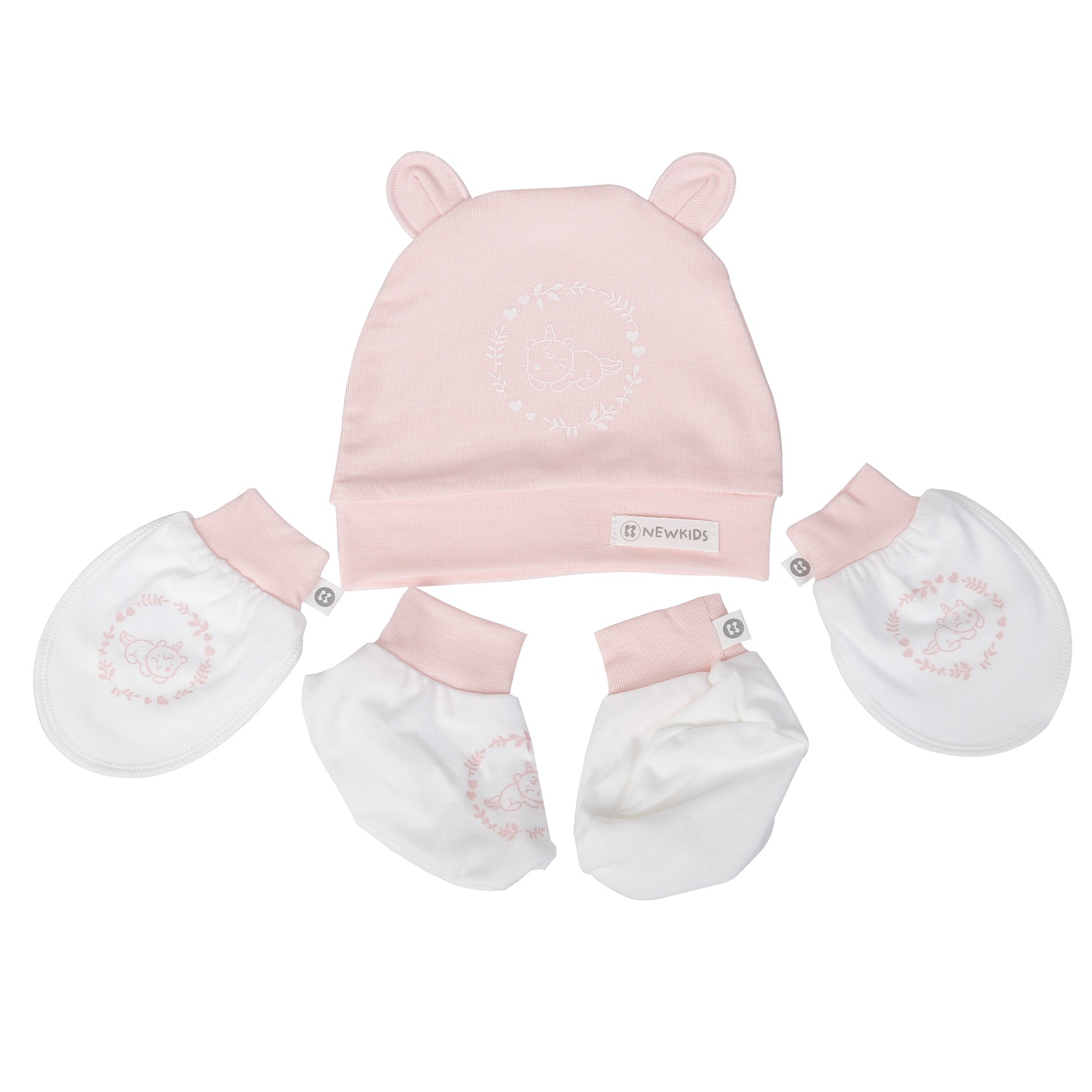 Set đồ sơ sinh KidsPlaza Otis ND24H (Hồng) hình 4