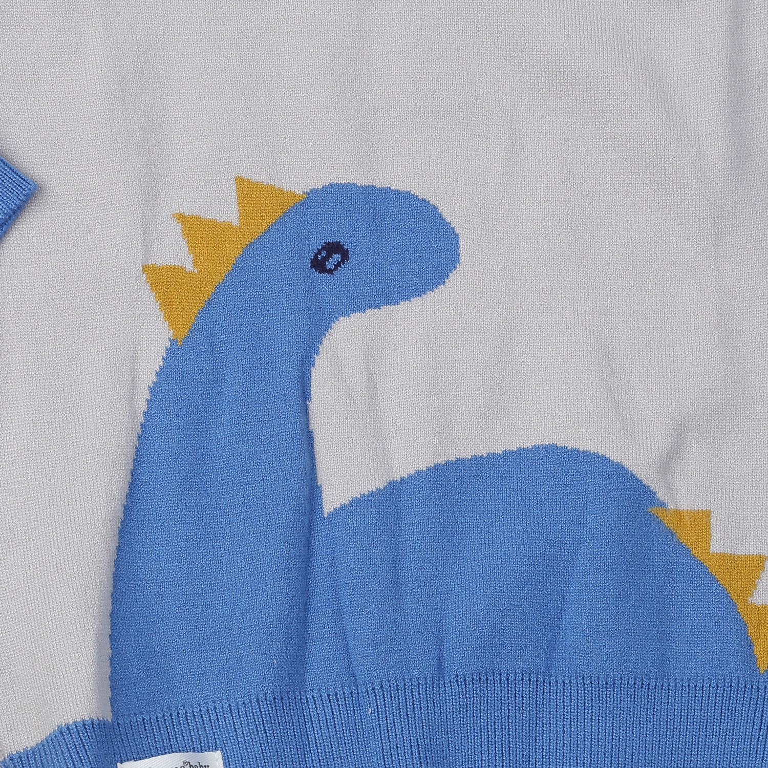 Áo len cài vai bé trai Momma baby ND24D (Ghi) hình 4