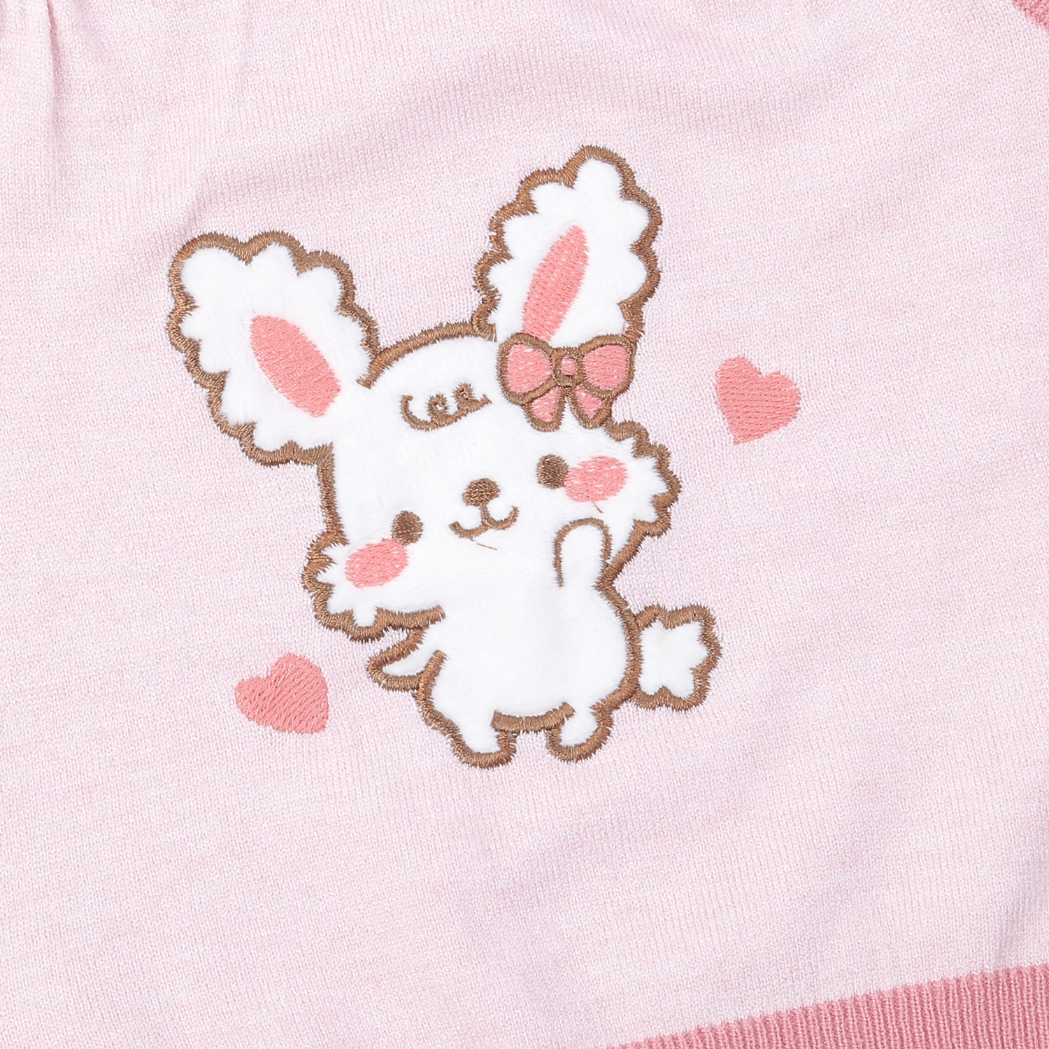 Áo len Jile cài vai bé gái Momma baby ND24D (Hồng Nhạt) hình 3