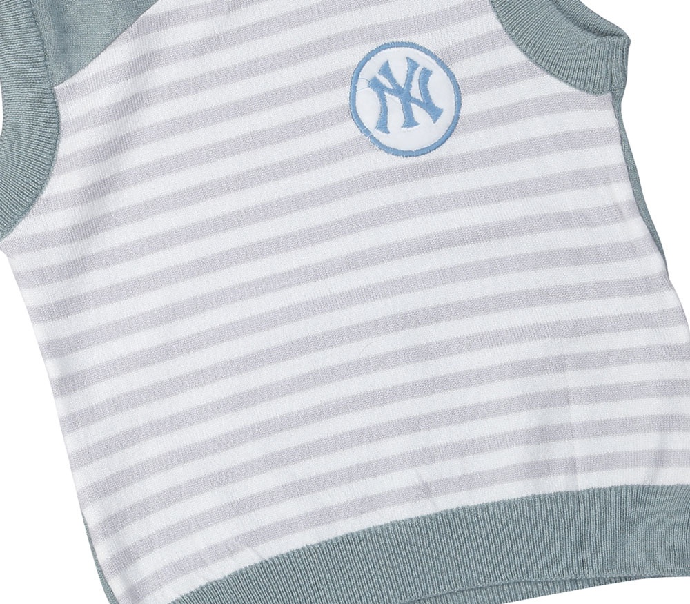 Áo len Jile cài vai bé trai Momma baby ND24D (Kẻ Ghi) hình 3