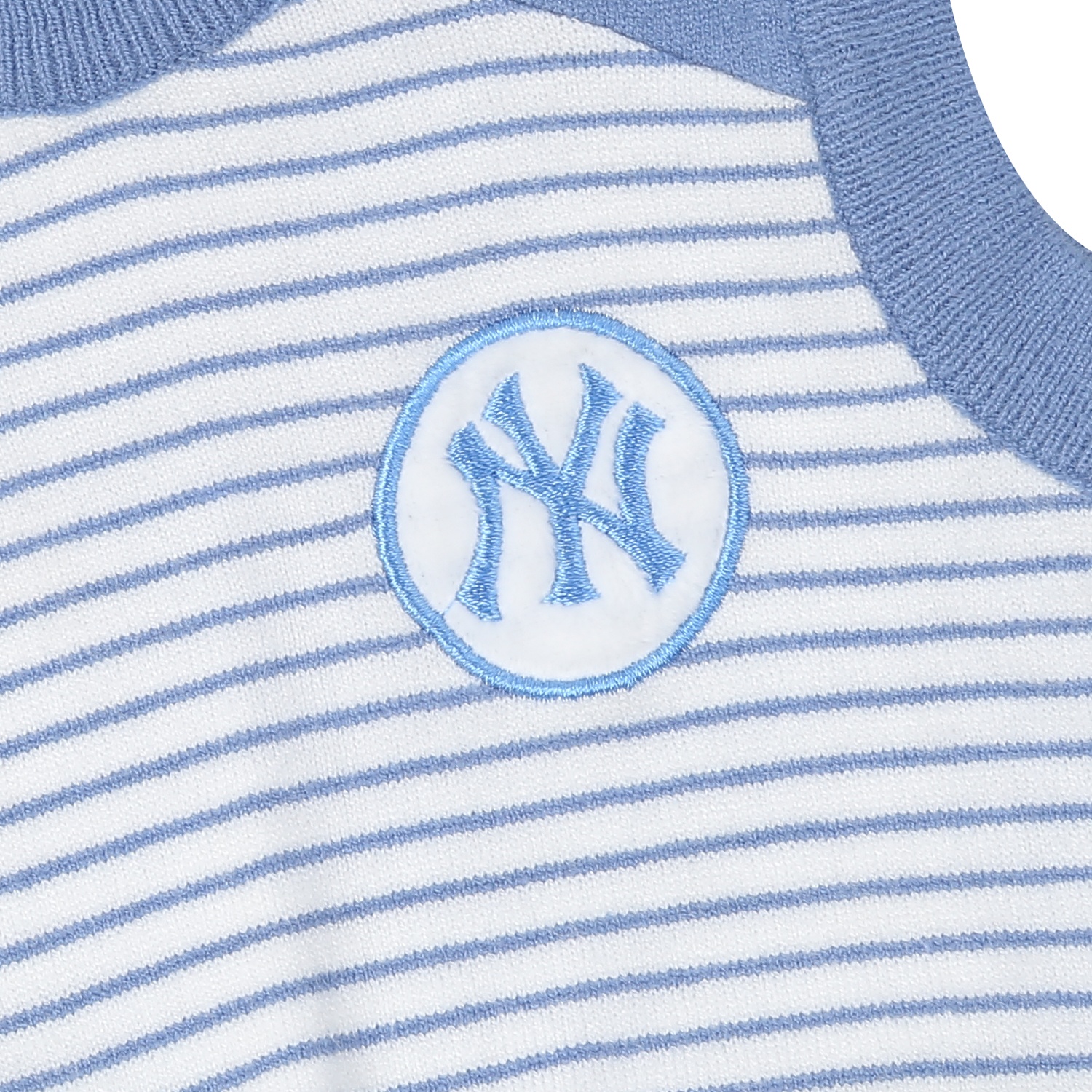 Áo len Jile cài vai bé trai Momma baby ND24D (Kẻ Xanh) hình 3