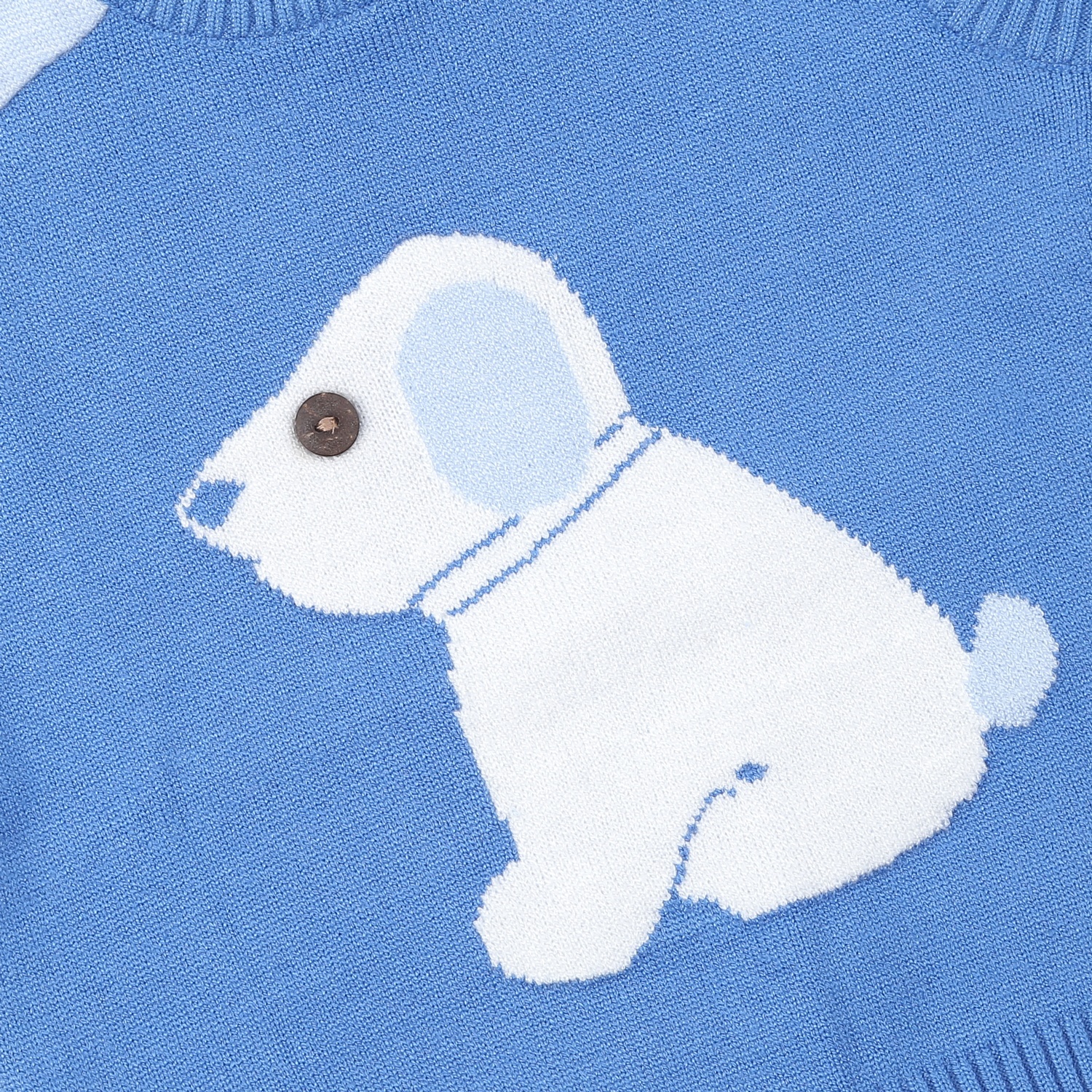 Áo len Jile cài vai bé trai Momma baby ND24D (Xanh Dương) hình 3