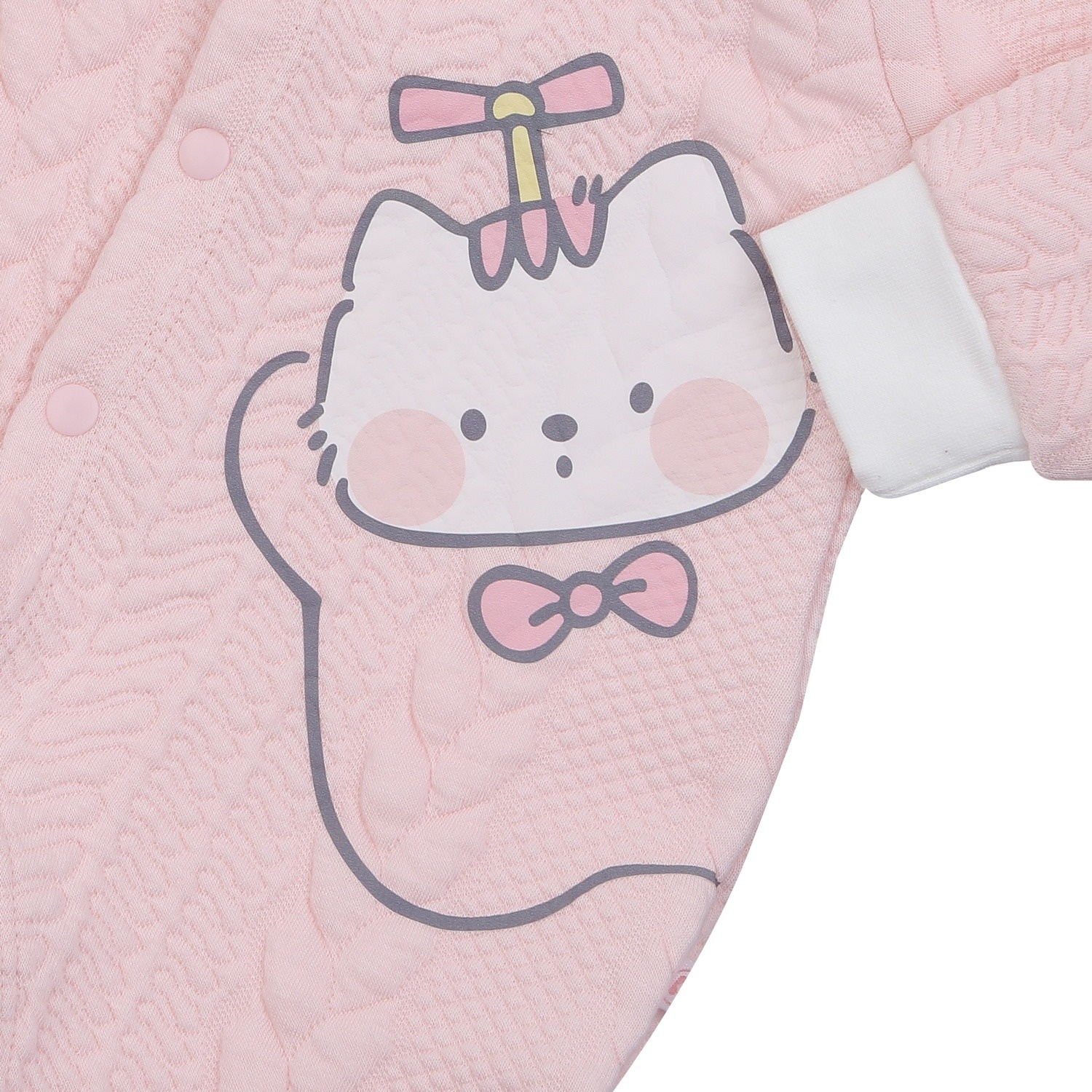 Bộ body bông cài giữa KidsPlaza HN24D (Hồng) hình 2