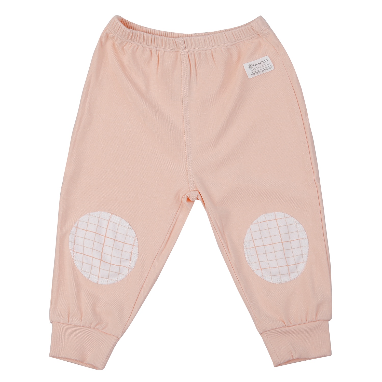 Bộ quần áo dài tay KidsPlaza Otis cài vai in chữ ND24T (Hồng cam) hình 2