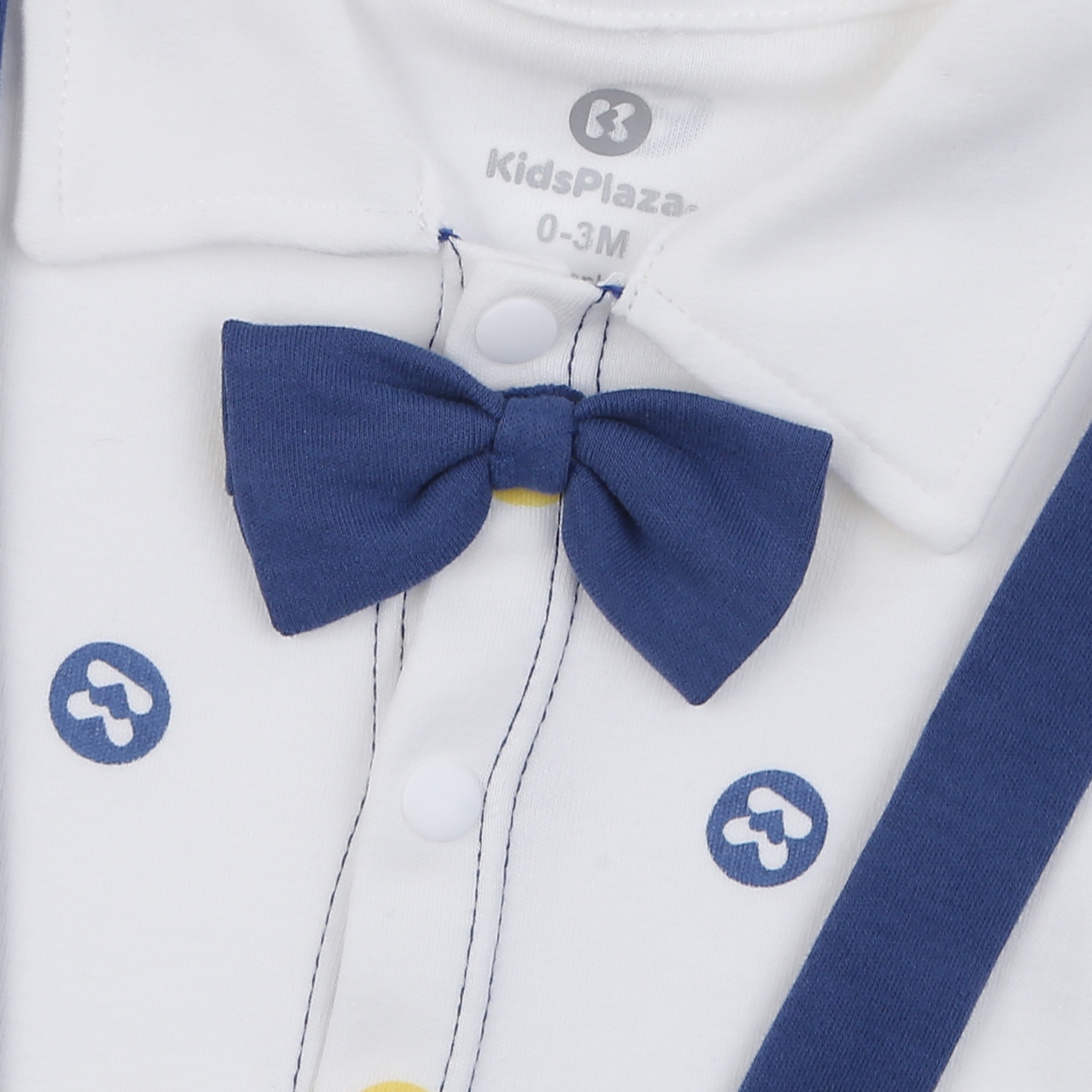 Body dây bé trai KidsPlaza in gấu HN24T (Xanh Than) hình 3