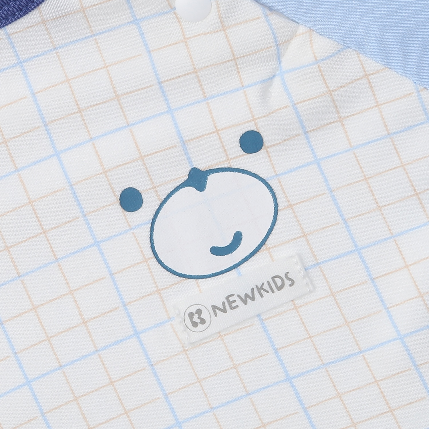 Sét body bẹn dài tay kẻ xanh KidsPlaza ND24T (Xanh) hình 4