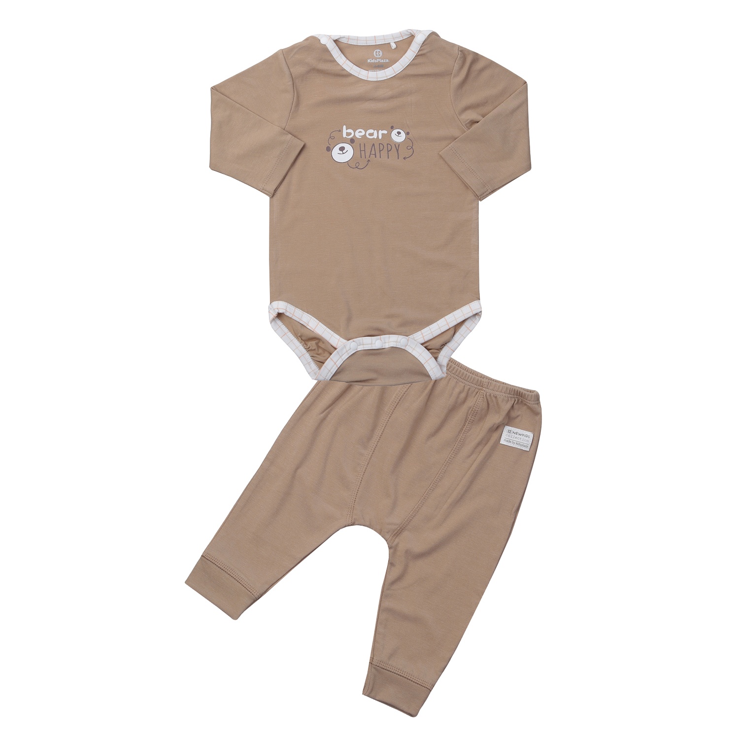 Sét body bẹn dài tay KidsPlaza ND24T (Nâu) hình 1