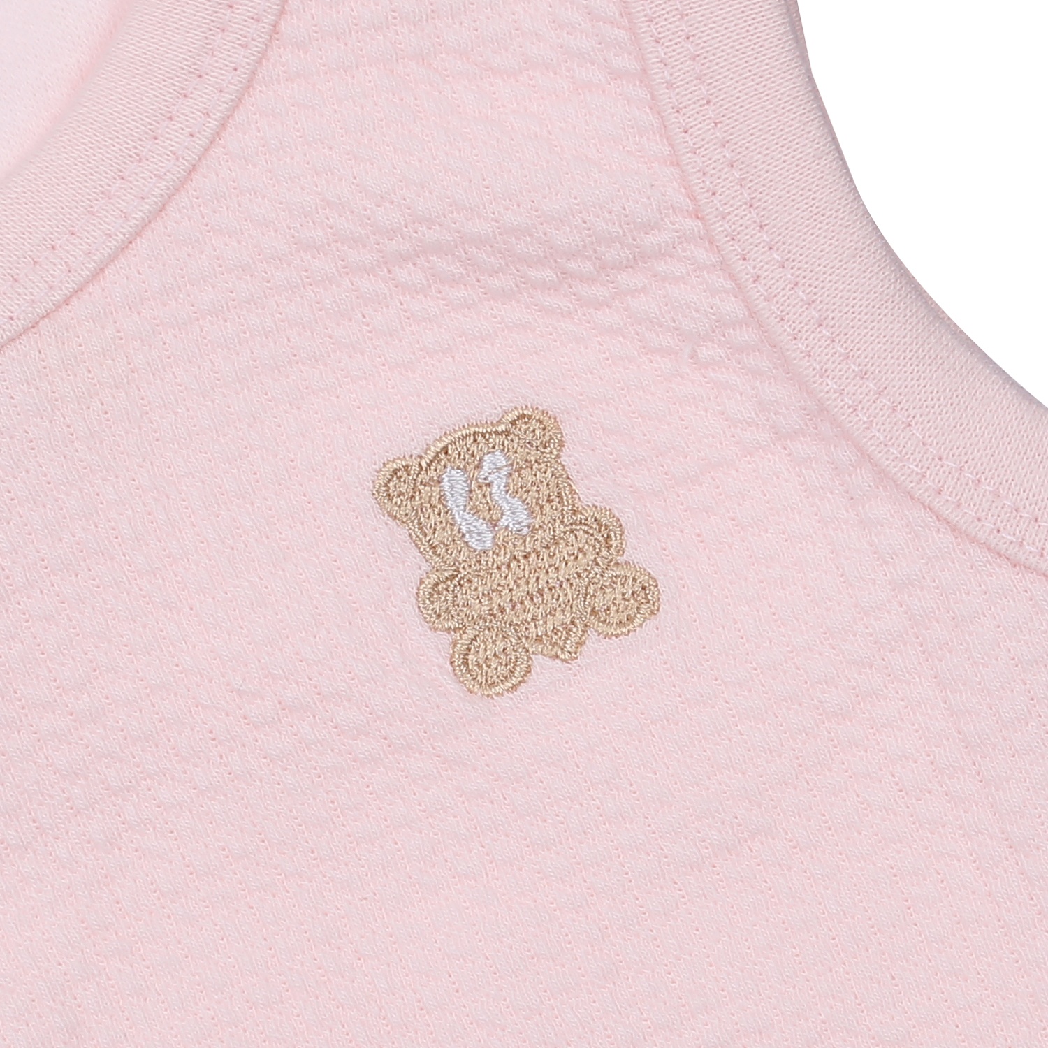 Áo gile cài chéo bé gái dệt zacka KidsPlaza M23D (Hồng)