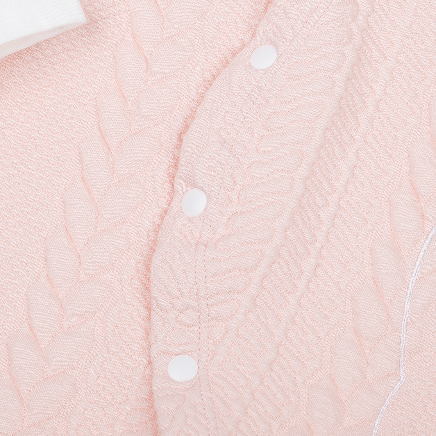 Bộ body bông cài lệch KidsPlaza HN23D (Hồng)