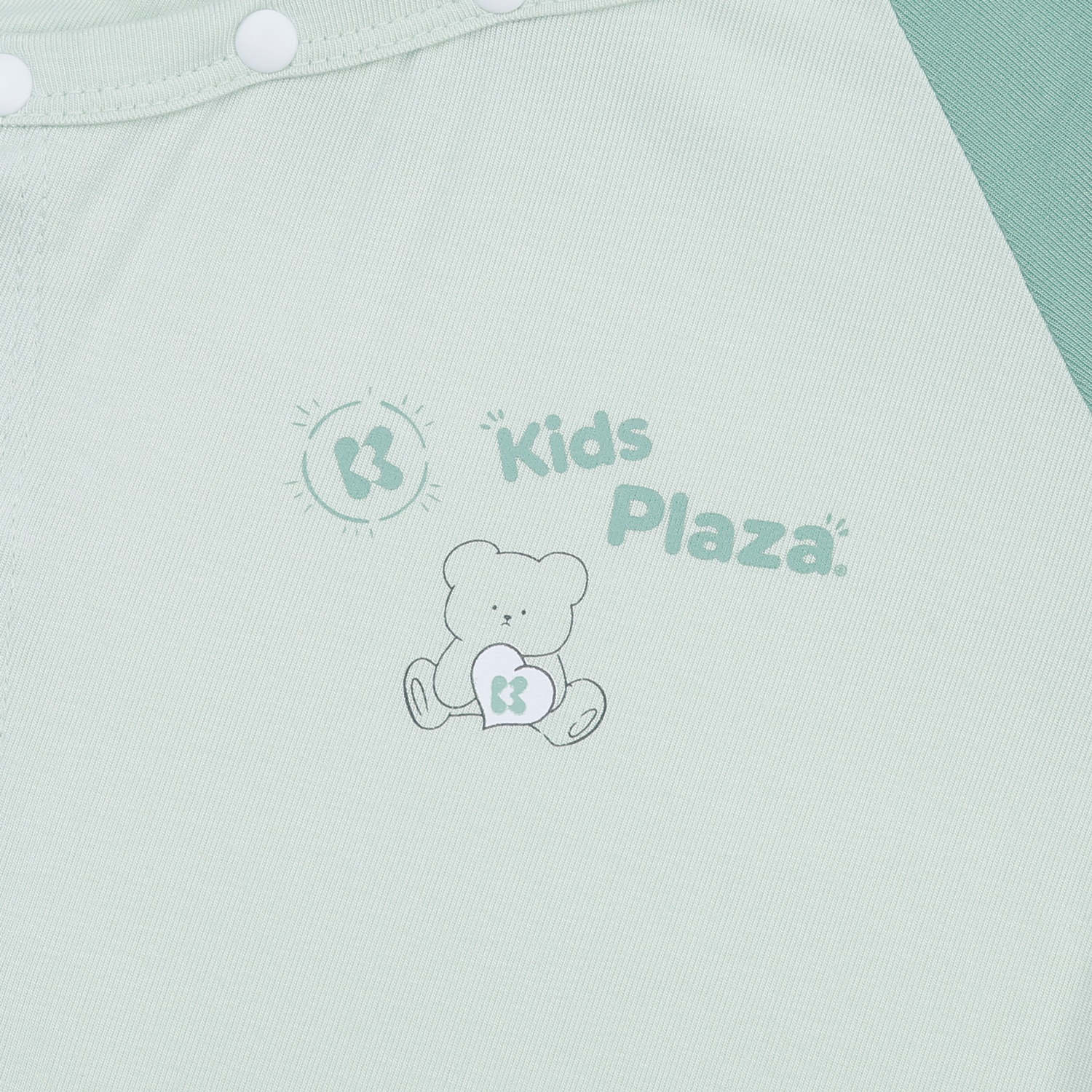  Bộ body cộc tay KidsPlaza cài lệch ND24H (Xanh cốm)