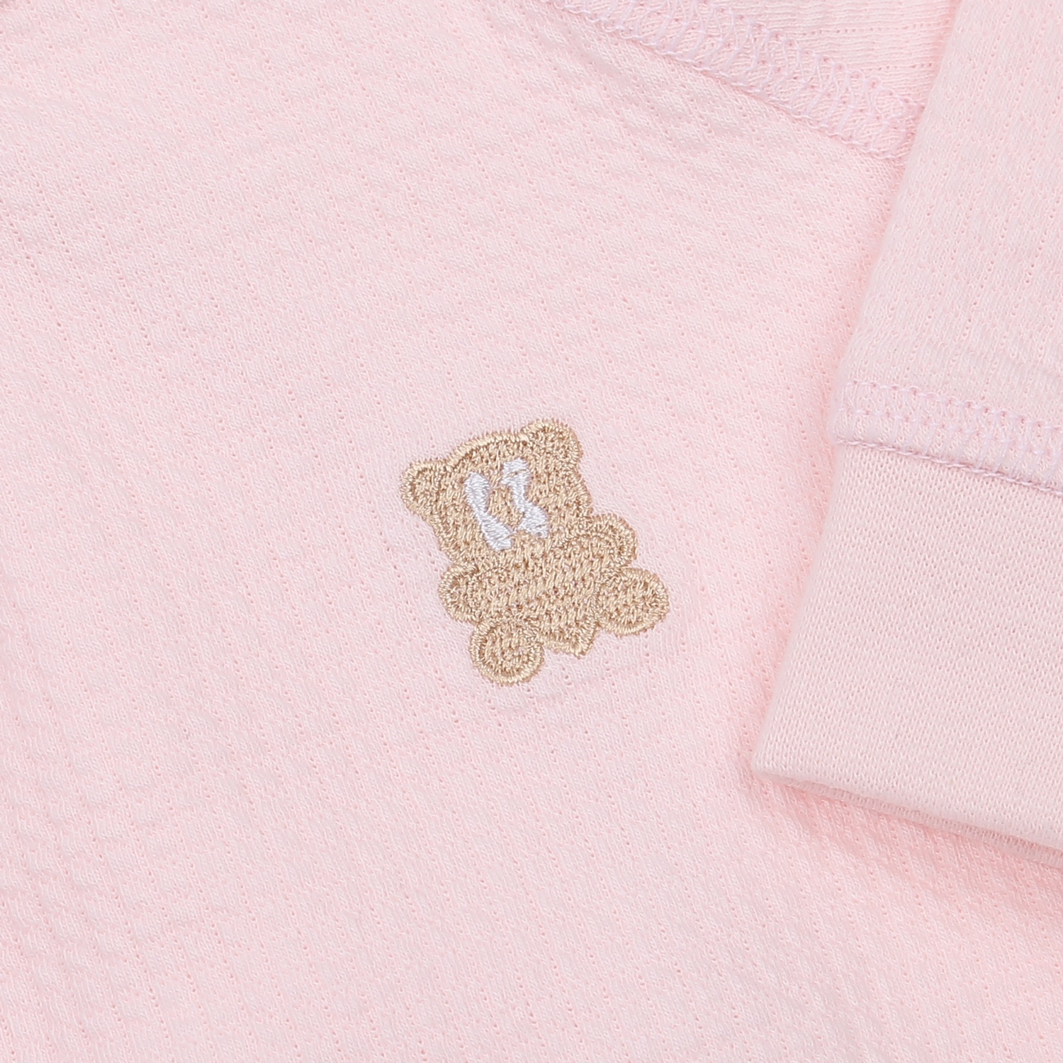 Bộ body dài tay cài chéo KidsPlaza M23D (Hồng)