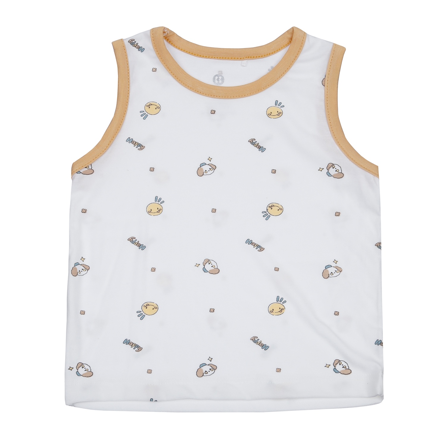 Bộ quần áo ba lỗ bé trai KidsPlaza Otis ND24H (Trắng - vàng) hình 2