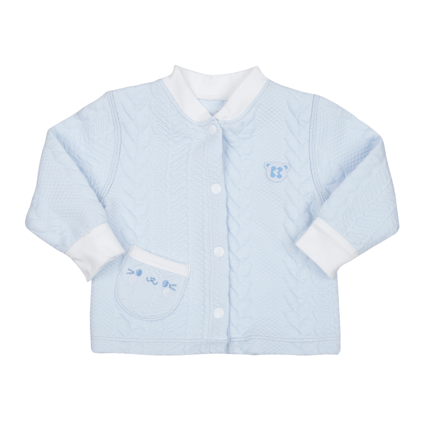 Bộ quần áo bông cài giữa KidsPlaza HN23D (Xanh) hình 2