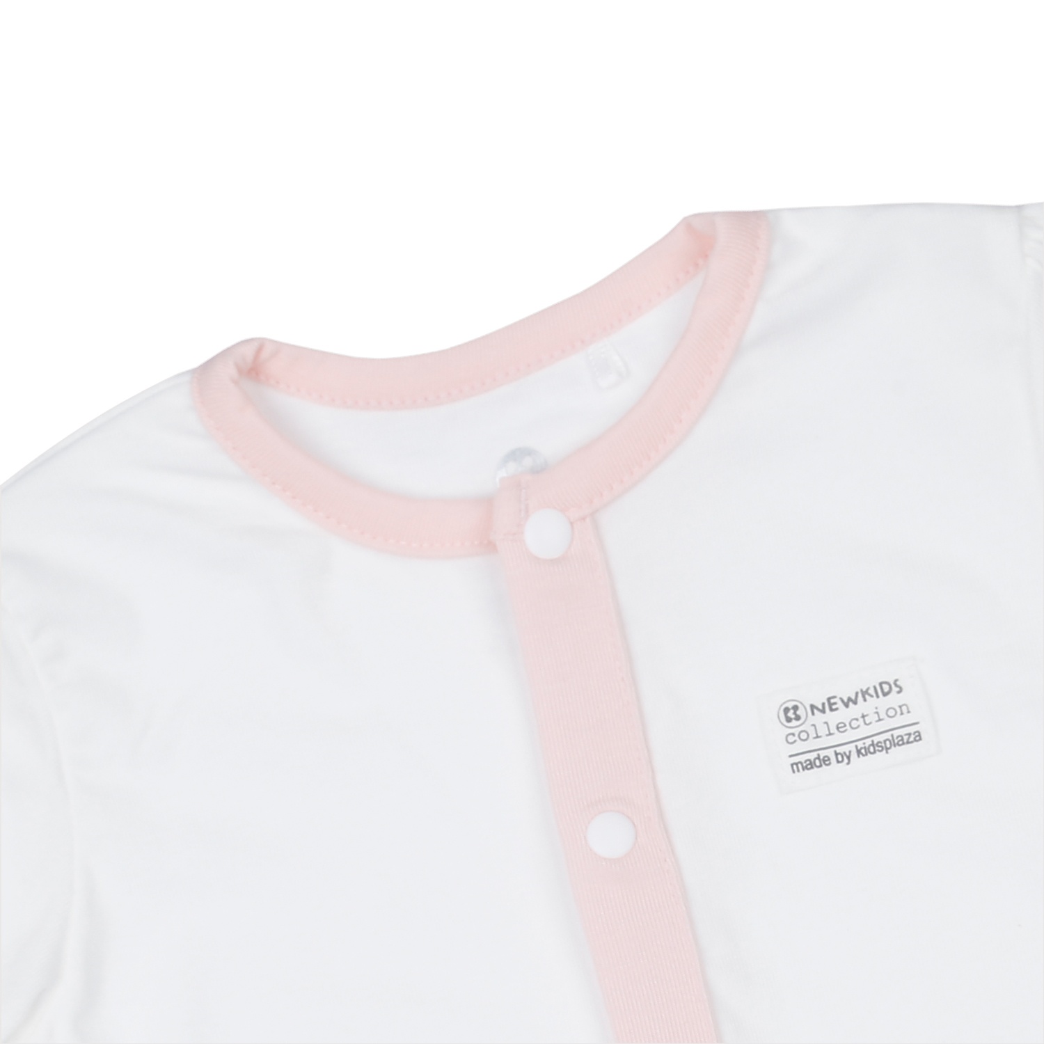 Bộ quần áo cộc tay bé gái KidsPlaza Otis ND24H (Trắng hồng) hình 3