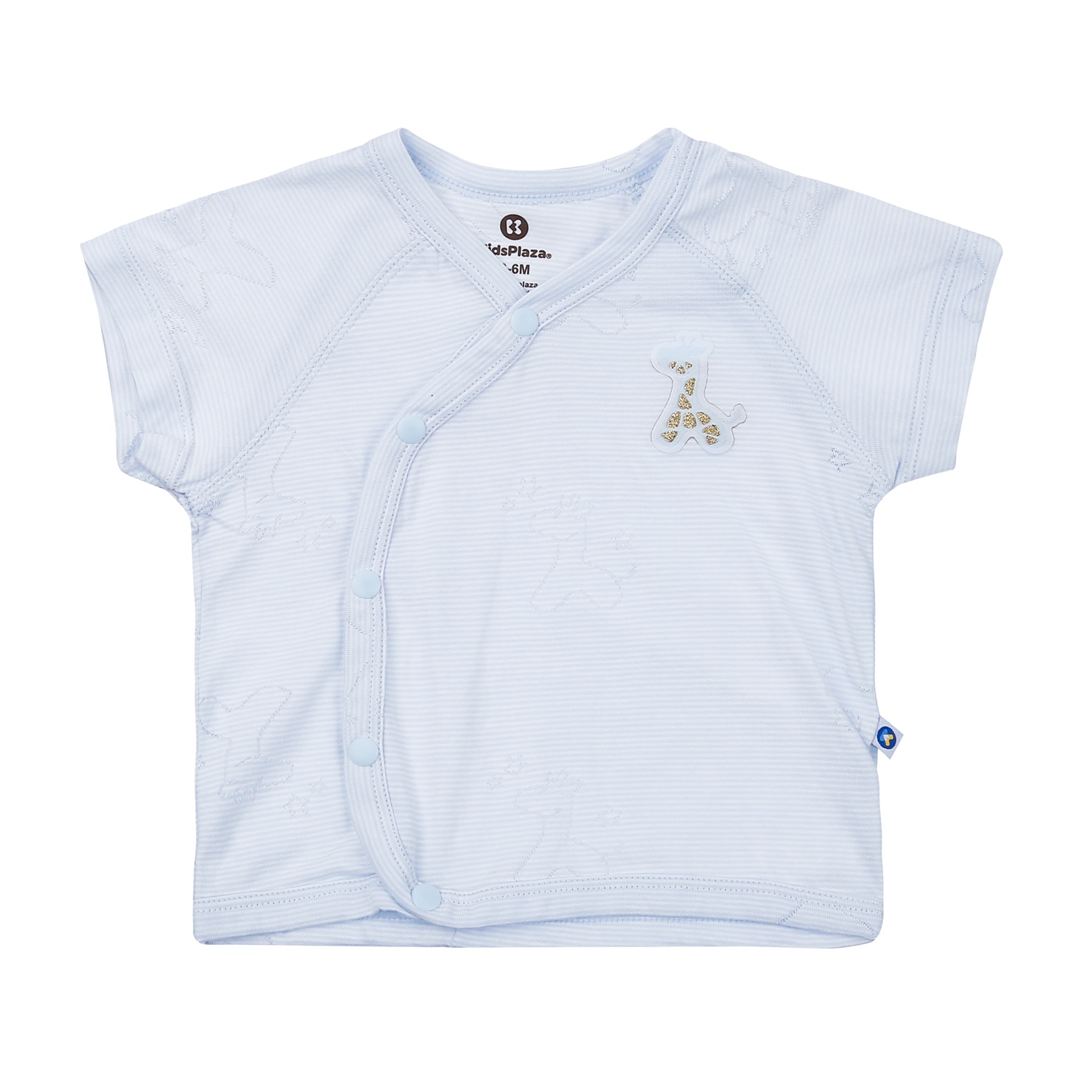 Bộ quần áo cộc tay sơ sinh KidsPlaza in hươu HN23H (Xanh) hình 2