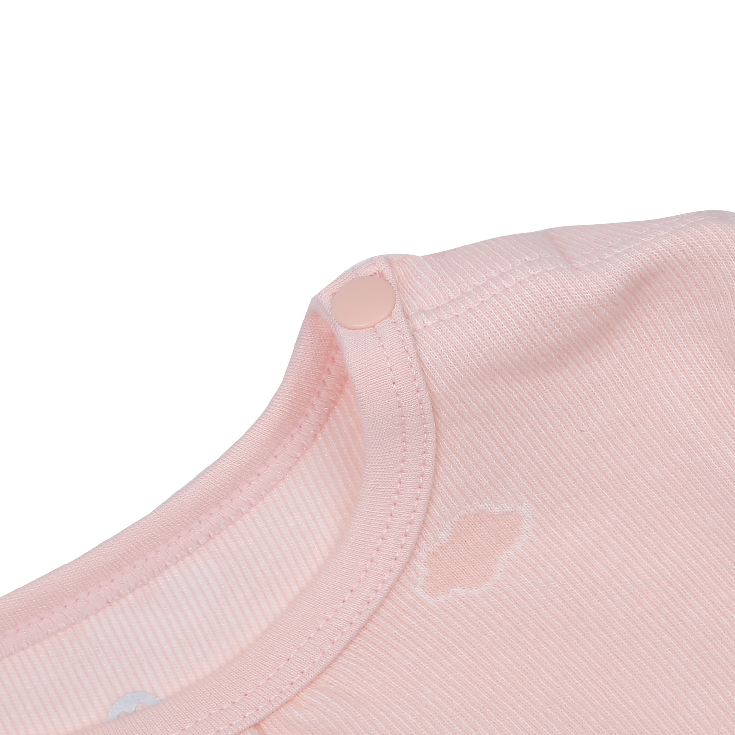 Bộ quần áo dài tay bé gái cài vai KidsPlaza in gấu HN23D (Hồng)