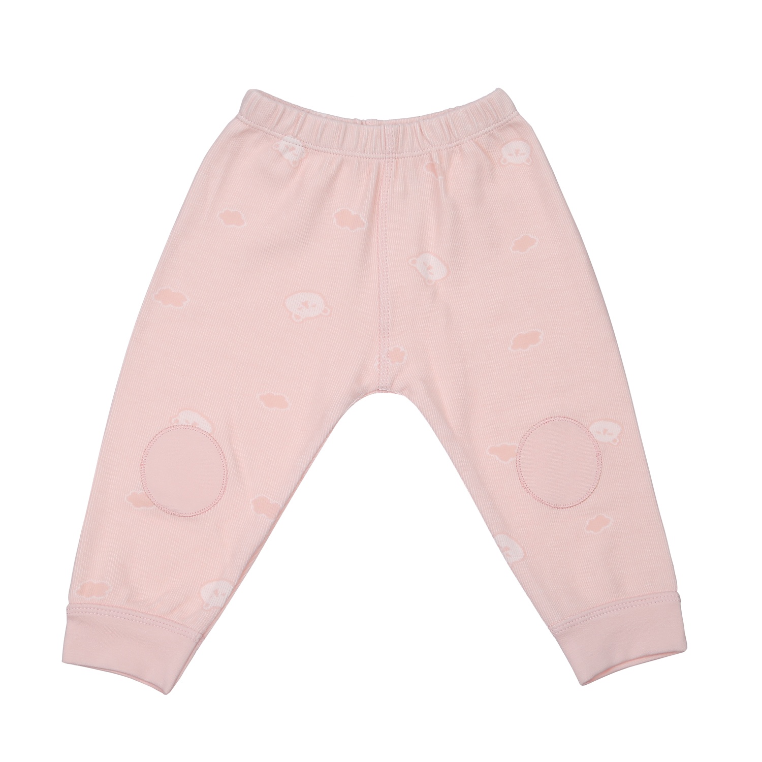 Bộ quần áo dài tay bé gái cài vai KidsPlaza in gấu HN23D (Hồng)