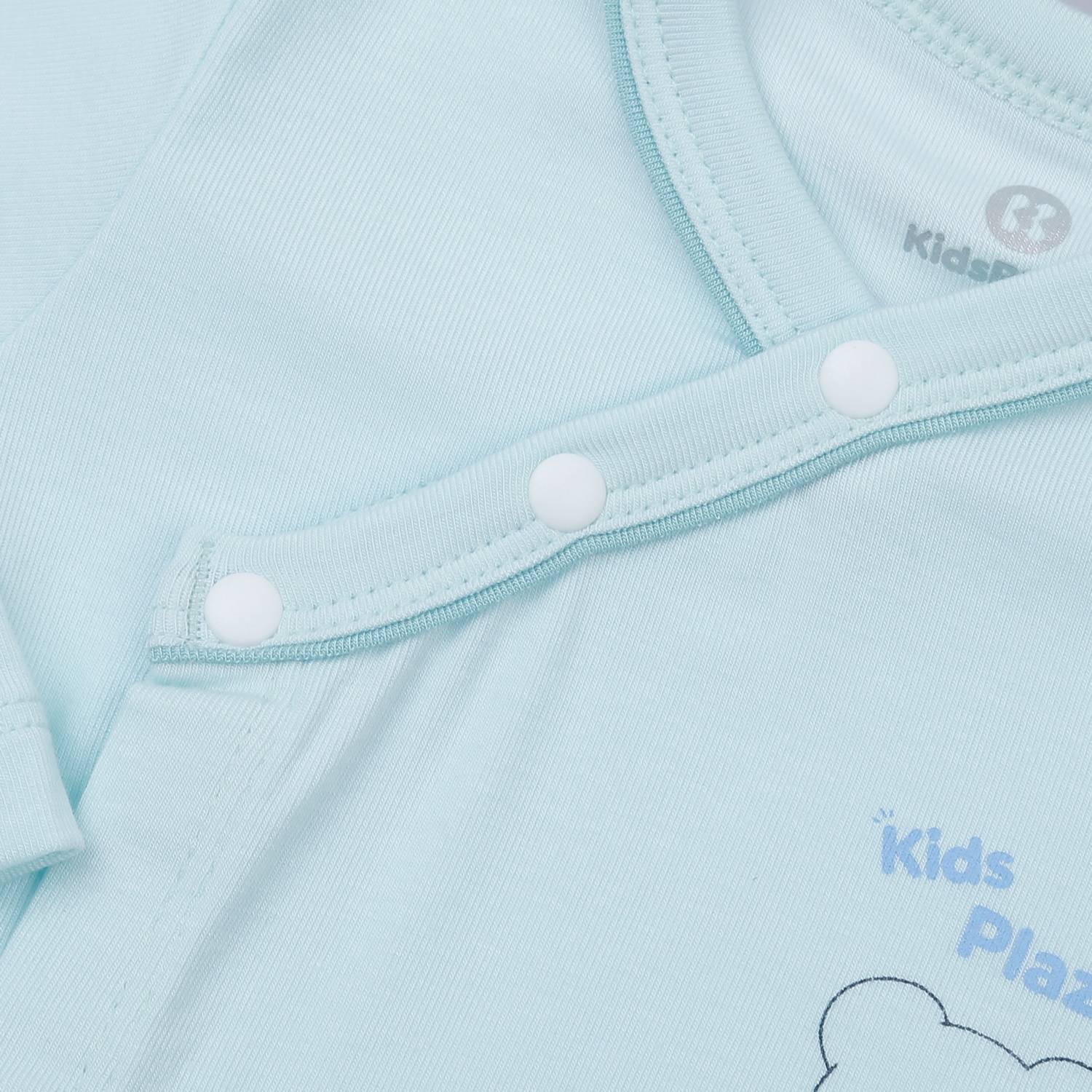 Bộ quần áo dài tay cài chéo KidsPlaza Otis ND24H (Xanh)