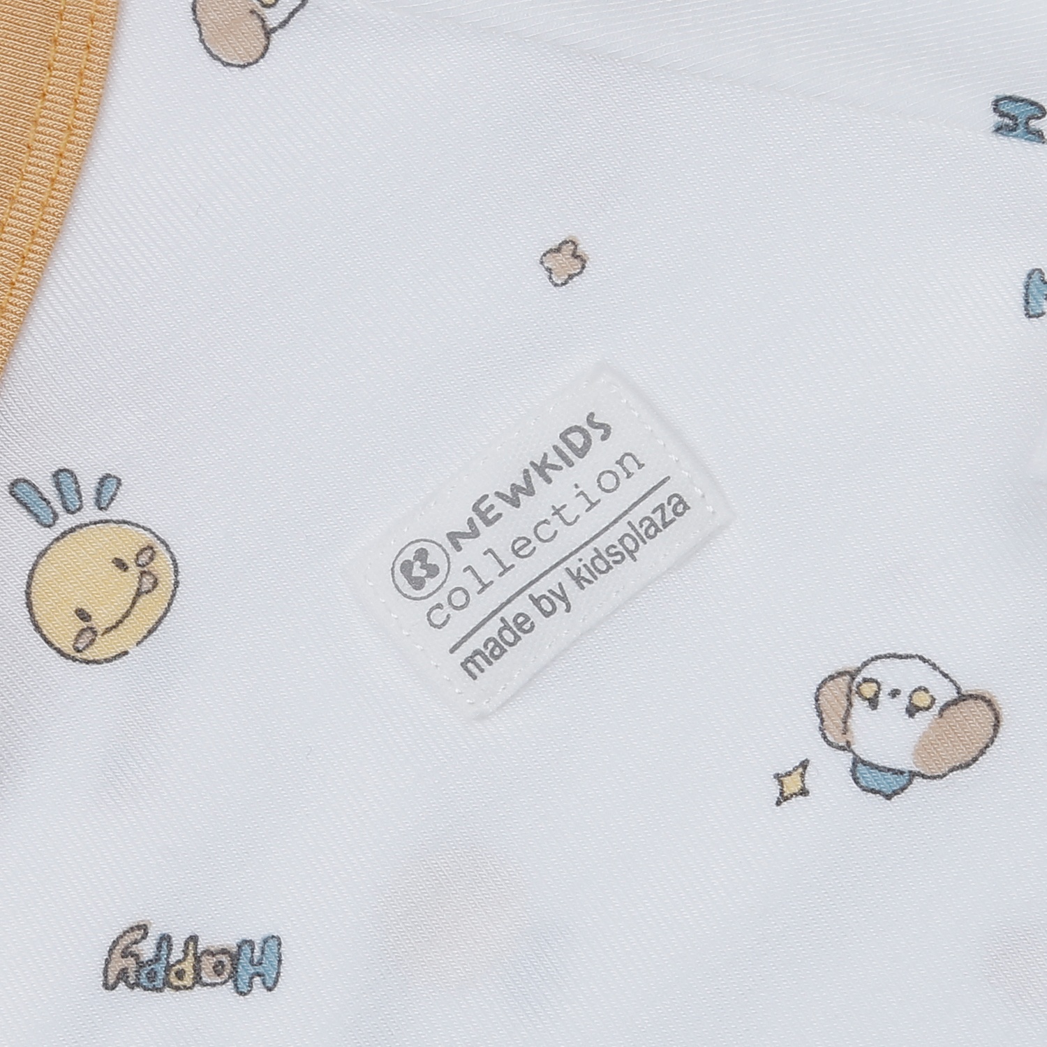 Bộ quần áo dài tay cài lệch KidsPlaza Otis ND24H (Trắng vàng) hình 6