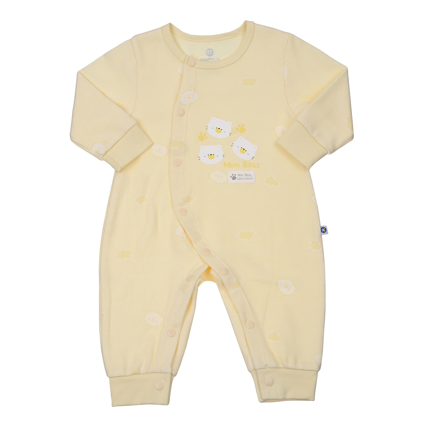 Body bé trai KidsPlaza dài tay in gấu HN23D (Vàng)