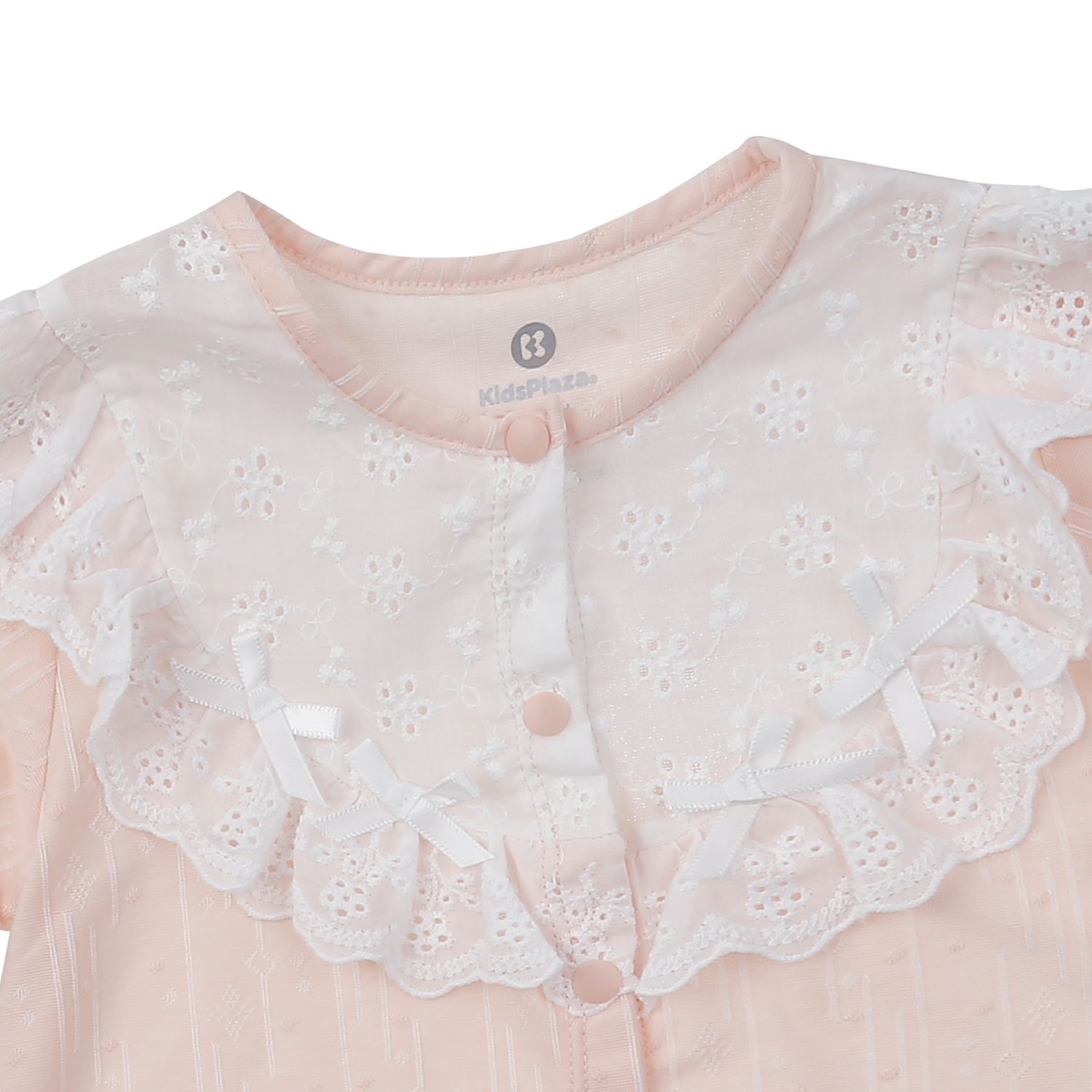 Body cộc bé gái KidsPlaza họa tiết ren nơ HN24H hình 3