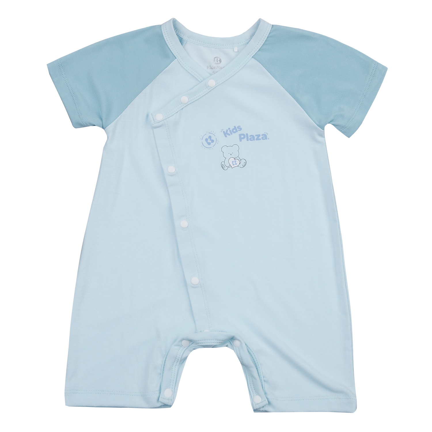 Body cộc tay KidsPlaza cài lệch Otis ND24H (Xanh) hình 1