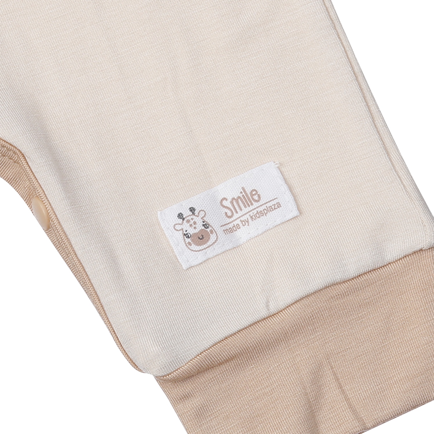 Body dài tay cài lệch KidsPlaza in hươu M24H (Trắng kẻ be) hình 6