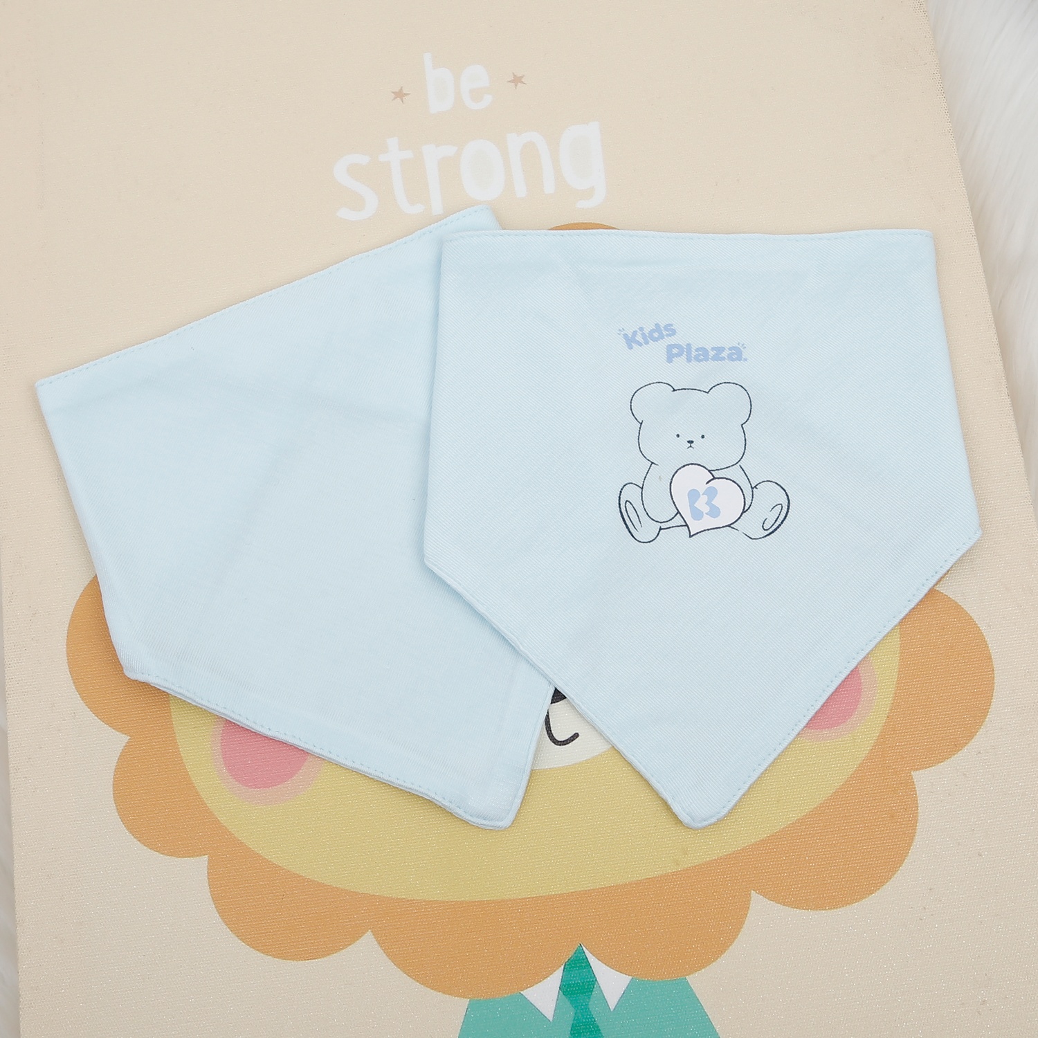 Set 2 yếm tam giác KidsPlaza Otis ND24H 9 (Xanh) hình 1