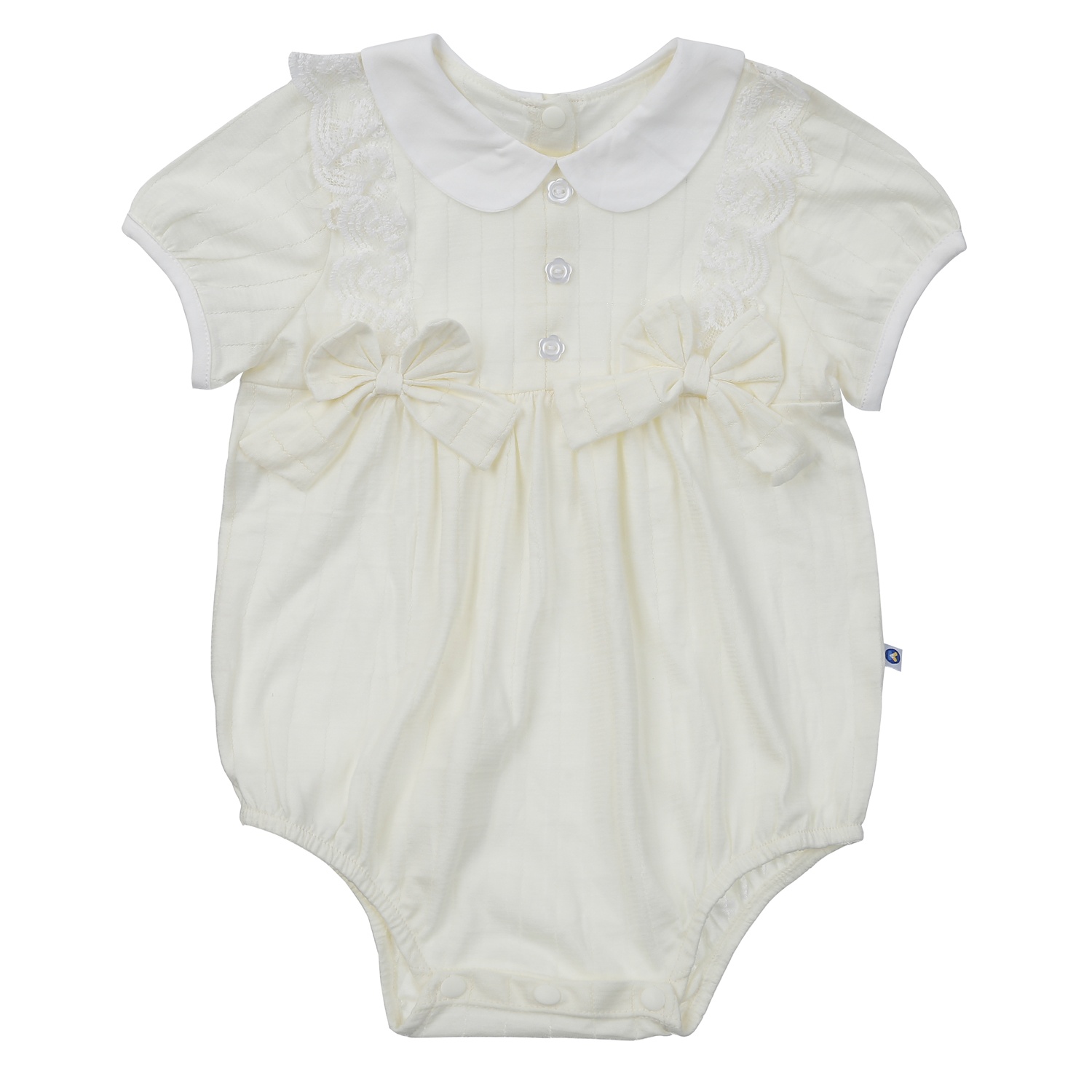 Set body cộc tay bé gái KidsPlaza HN24H (Màu vàng) hình 1