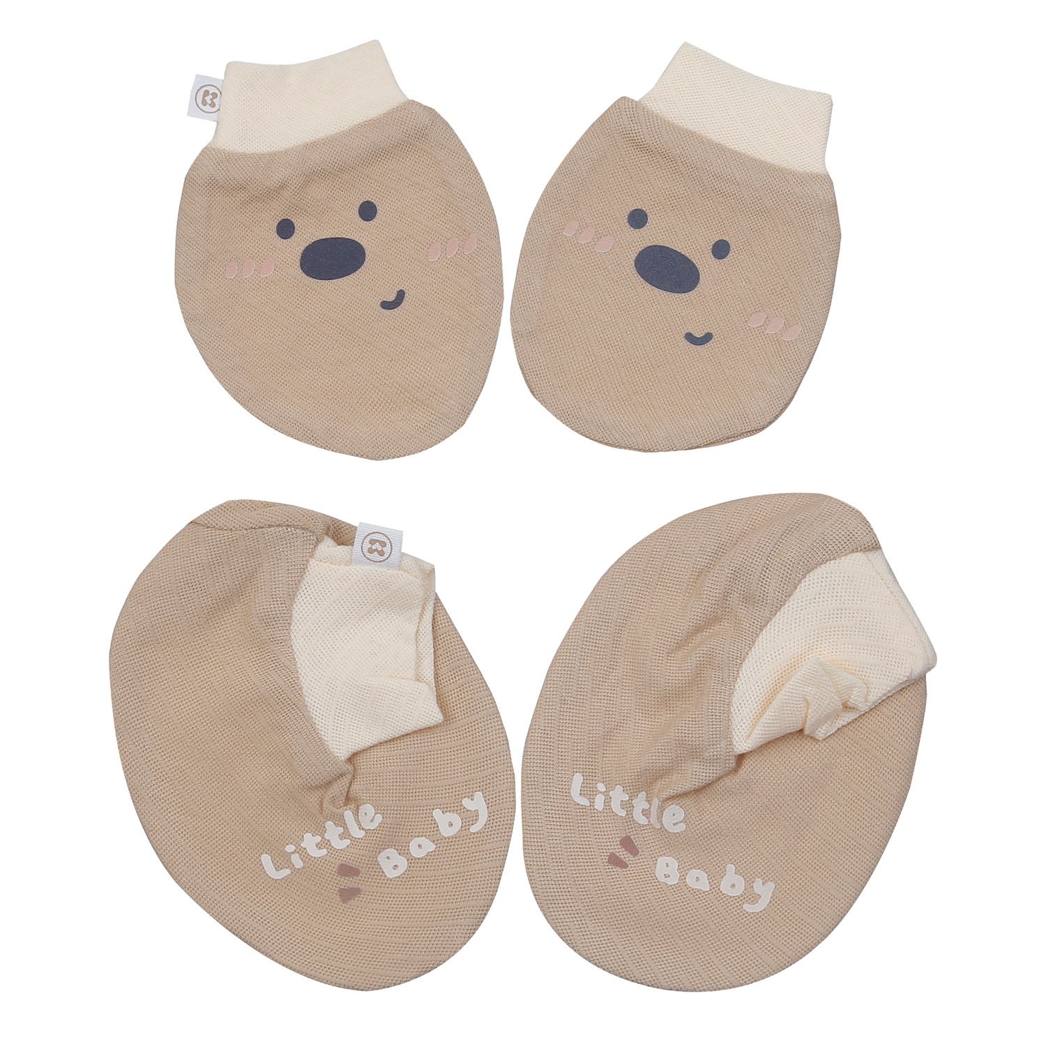 Sét bao tay bao chân KidsPlaza HN24T (Nâu) hình 2