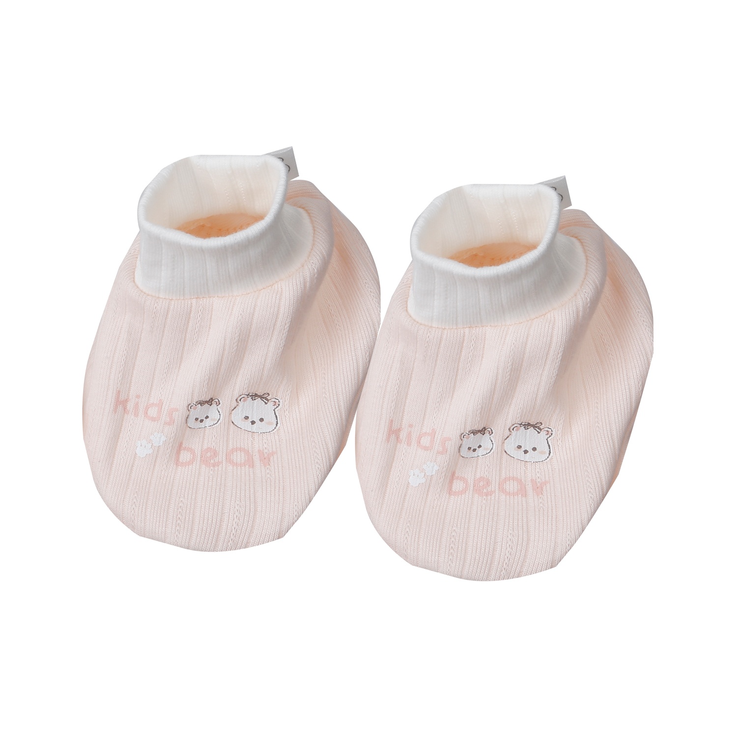 Set bao tay chân KidsPlaza kẻ tăm ND25T (Hồng cam)