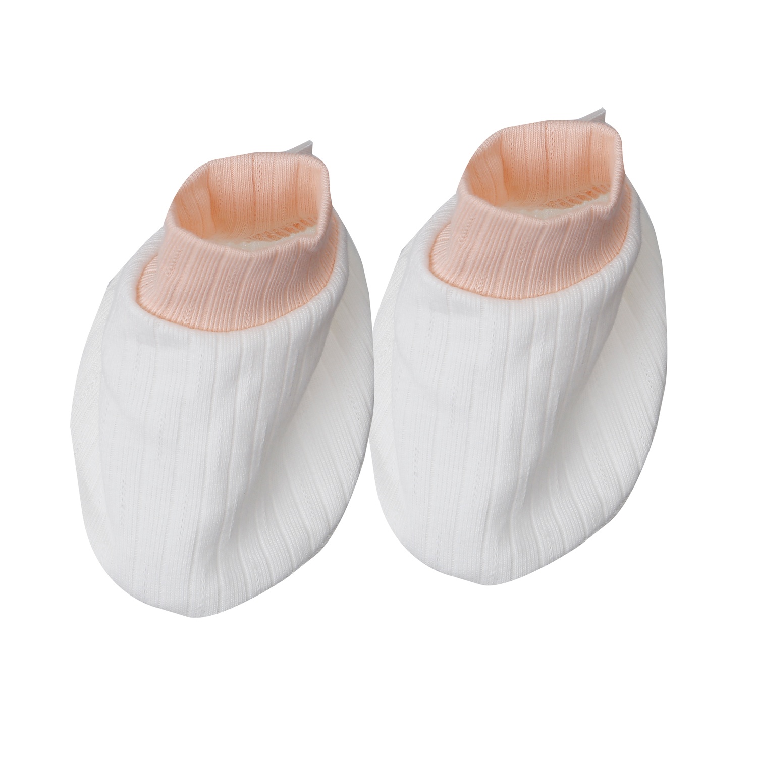 Set bao tay chân KidsPlaza kẻ tăm ND25T (Trắng hồng)