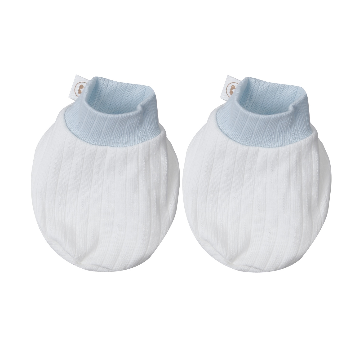 Set bao tay chân KidsPlaza kẻ tăm ND25T (Trắng xanh) hình 3